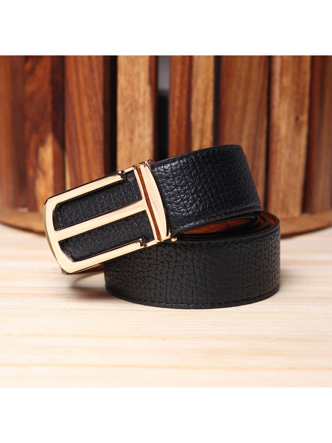 

Kastner Men Black Artificial Leather Reversible Formal Belt