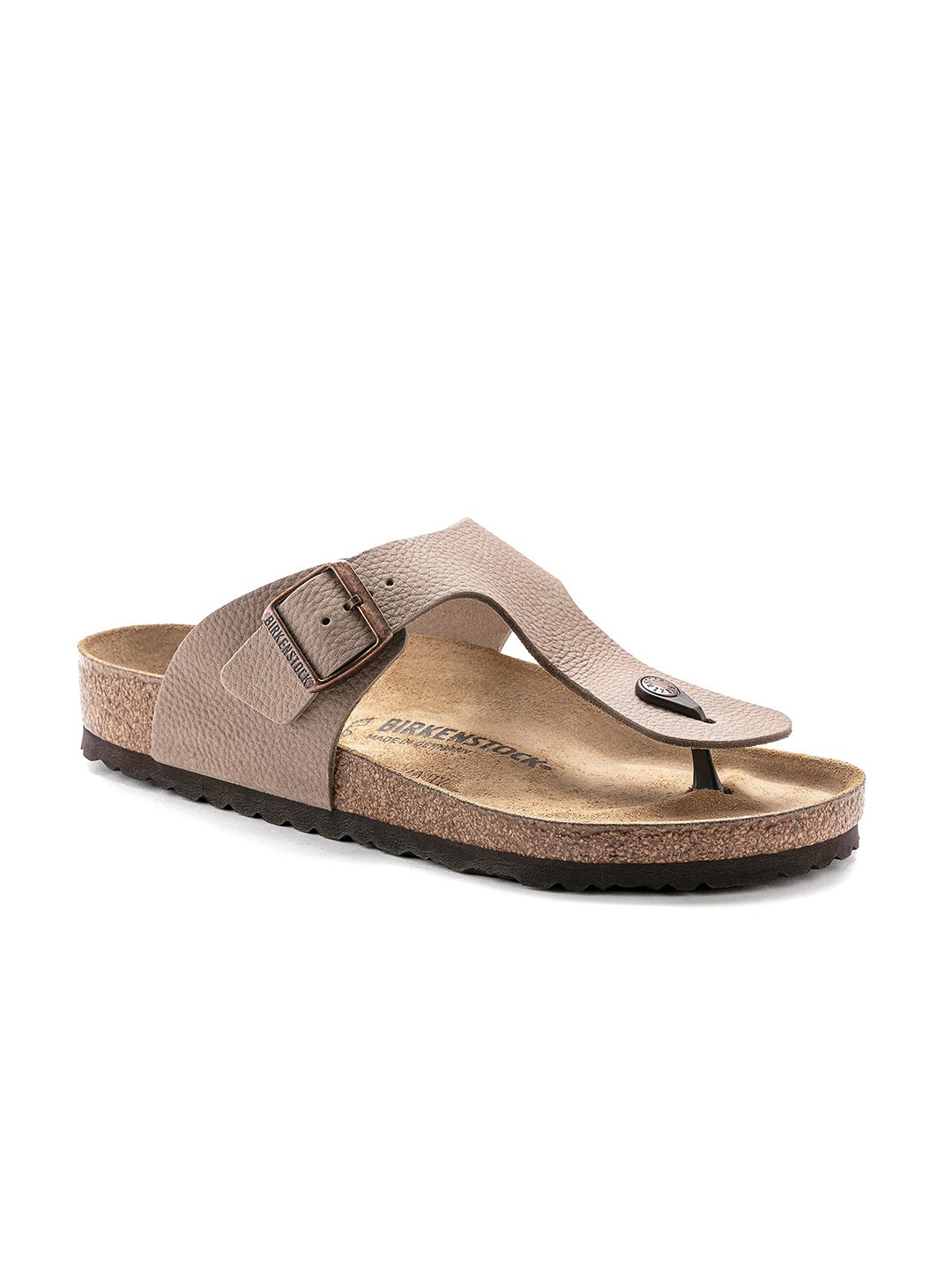 

Birkenstock Unisex Beige Regular Width Leather Ramses Comfort Sandals
