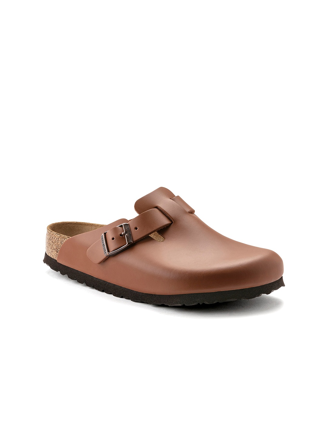 

Birkenstock Unisex Brown Regular Width Boston Leather Brown Clogs