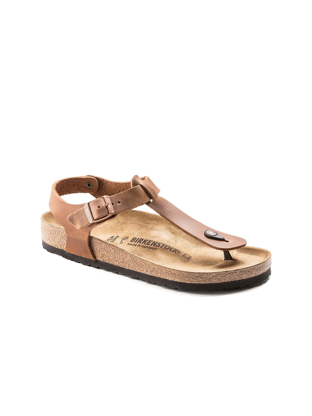 

Birkenstock Unisex Brown Regular Width Kairo Leather Comfort Sandals