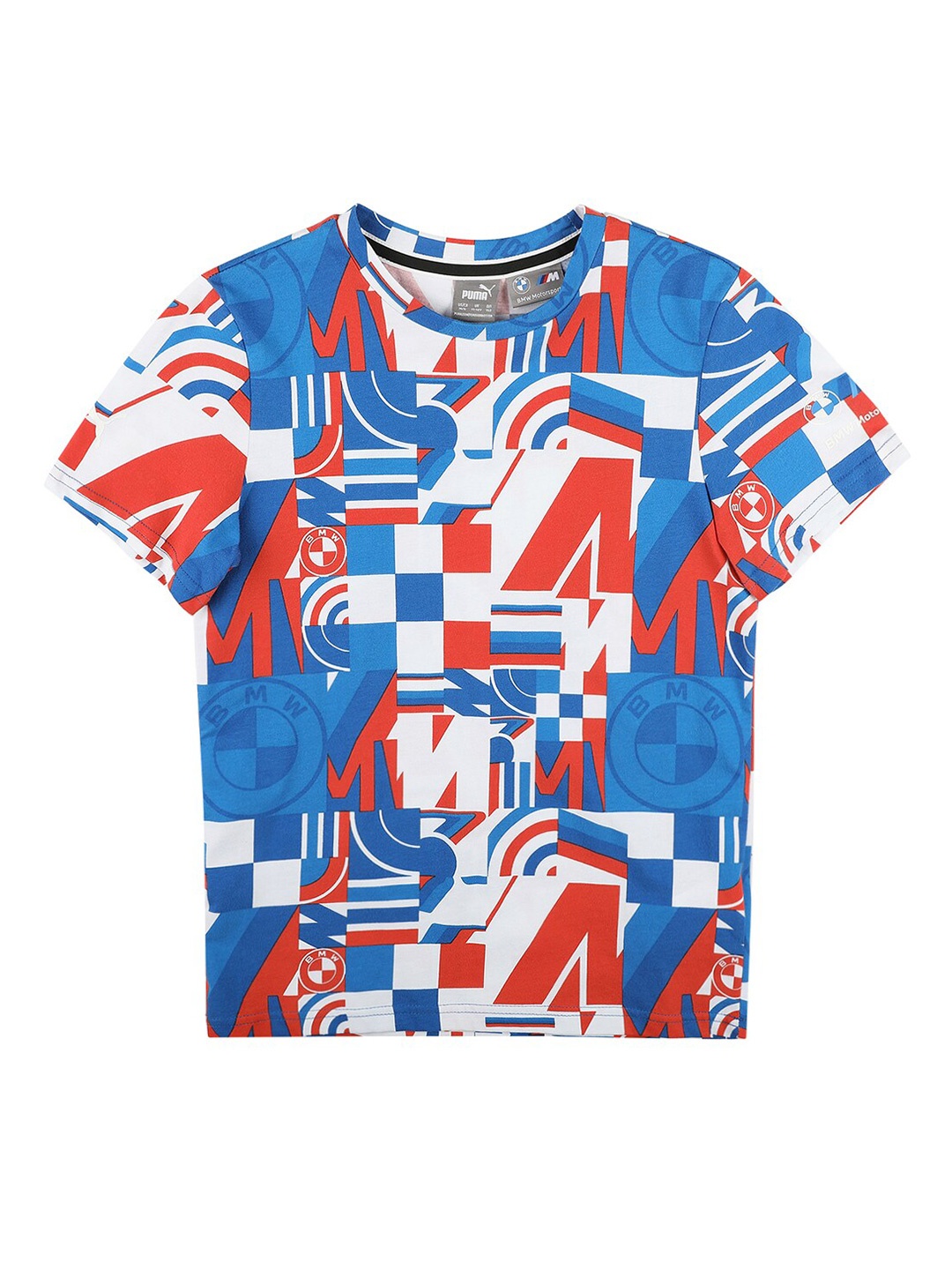 

PUMA Motorsport Boys White Printed Cotton T-shirt