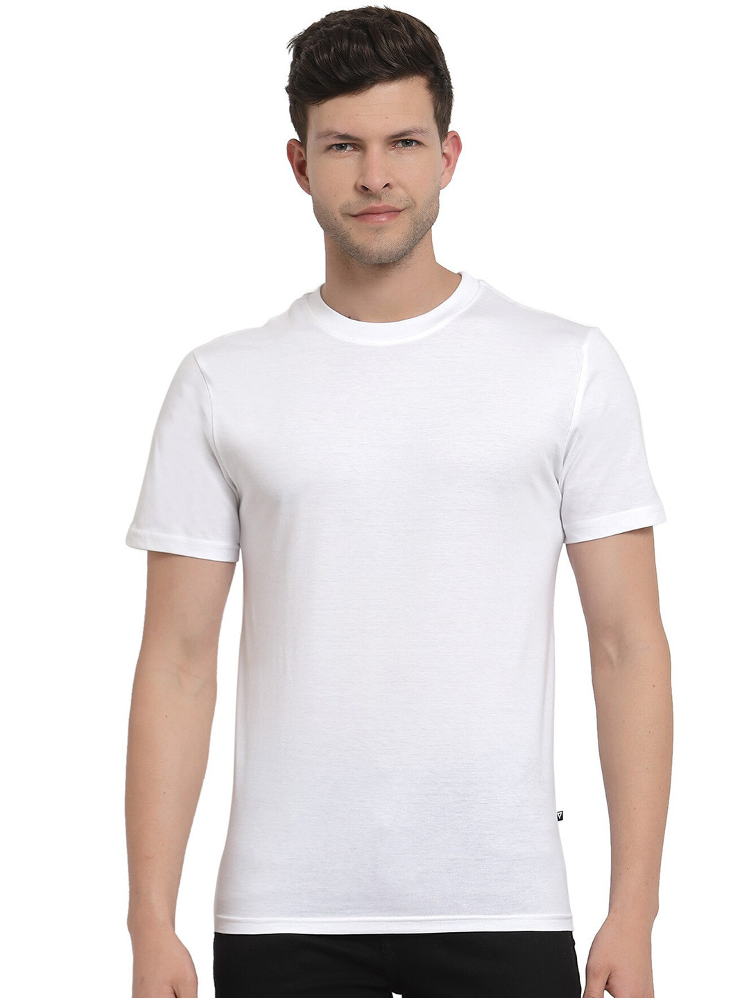

PROTEENS Men White Cotton T-shirt