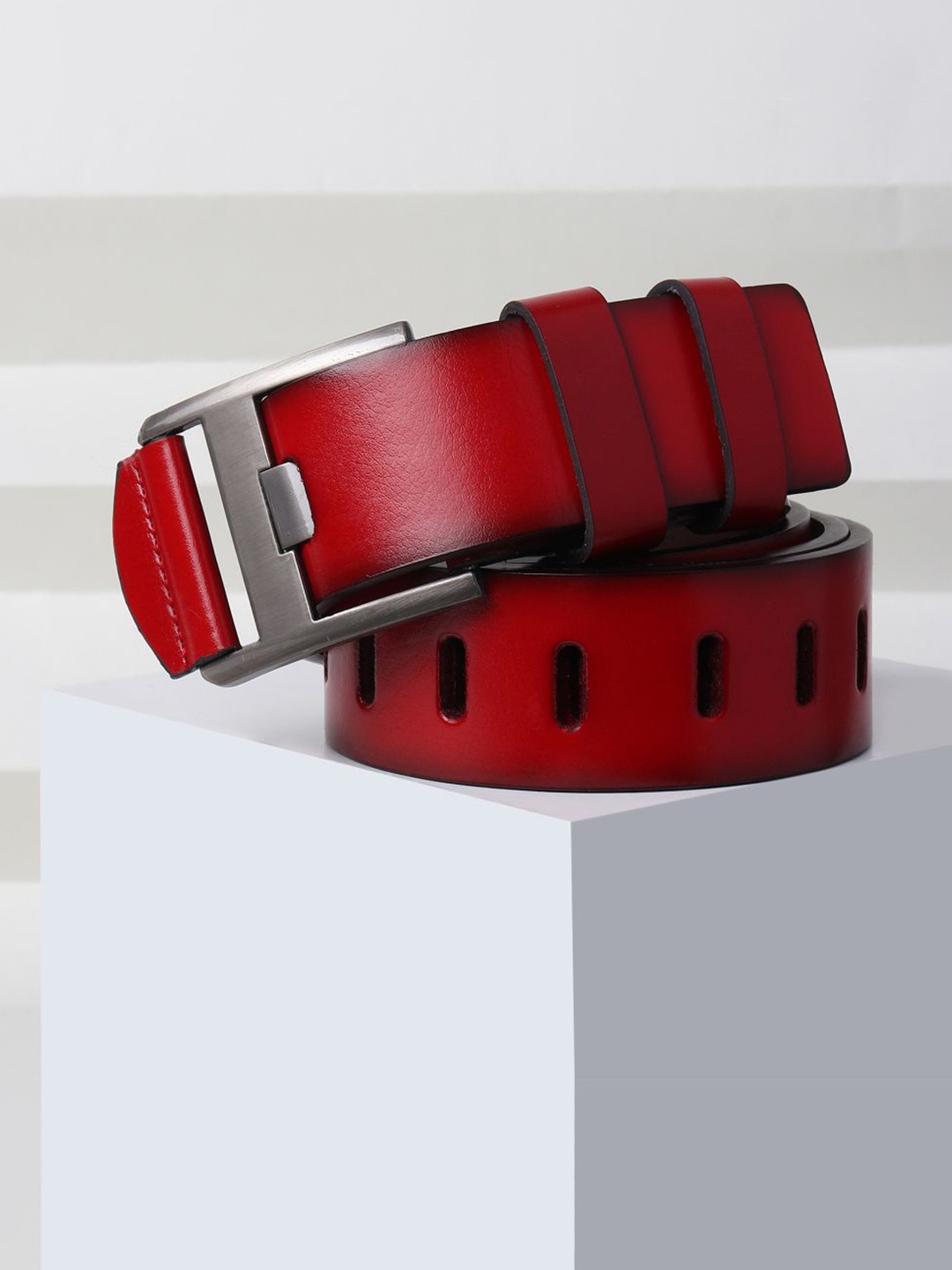 

Kastner Men Red Solid Belt