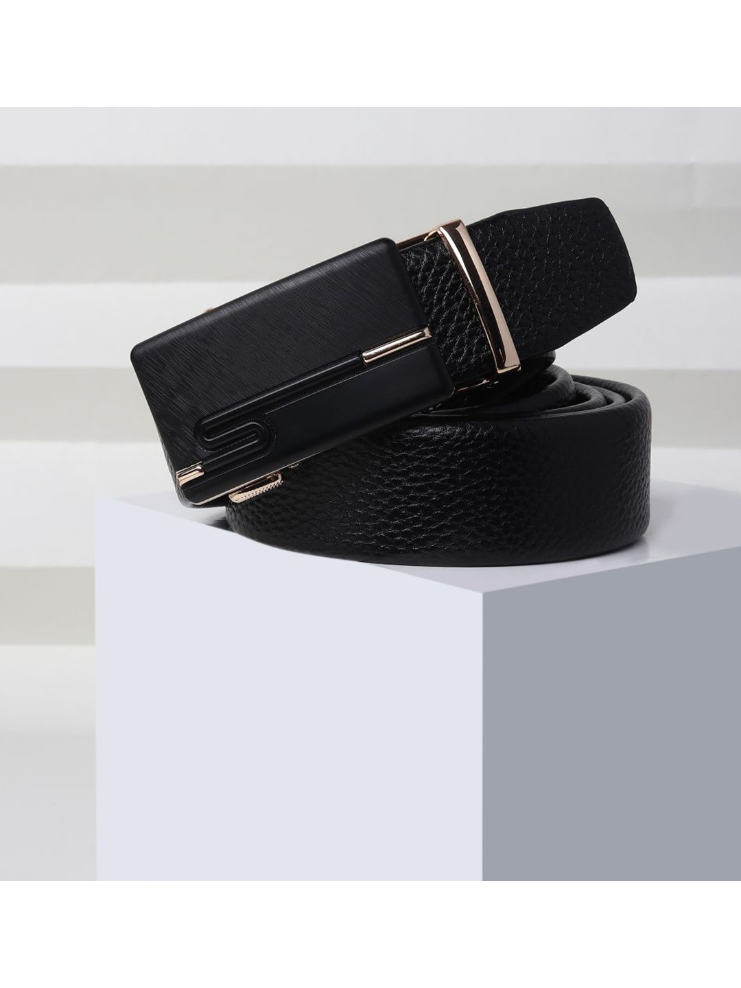 

Kastner Men Black Solid Belt