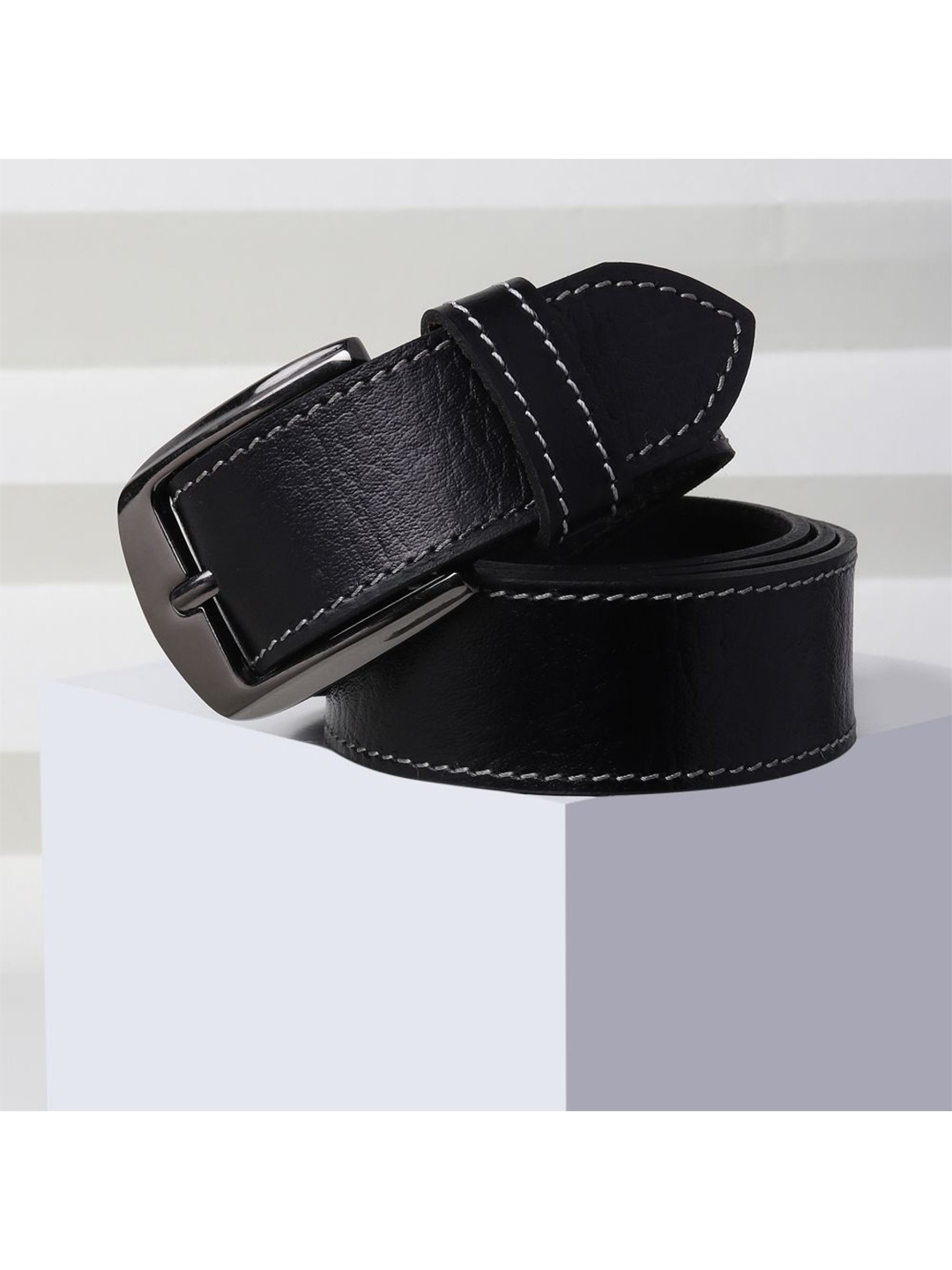 

Kastner Men Black Solid Belt