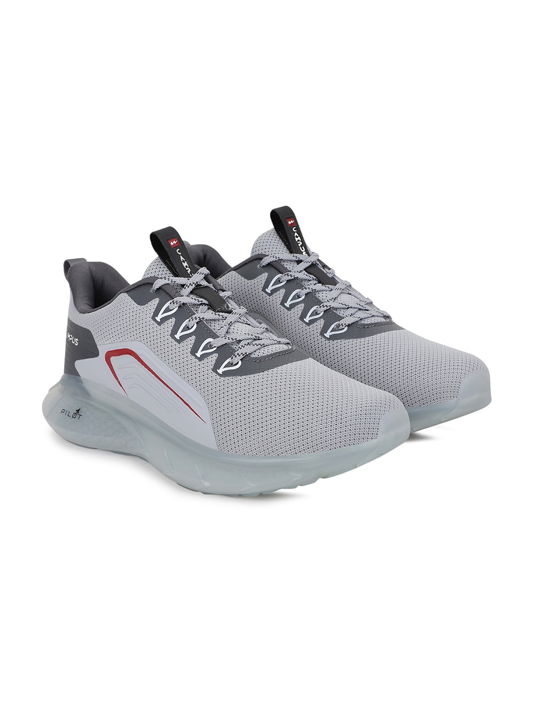 

Campus Men Grey Mesh Running Shoes