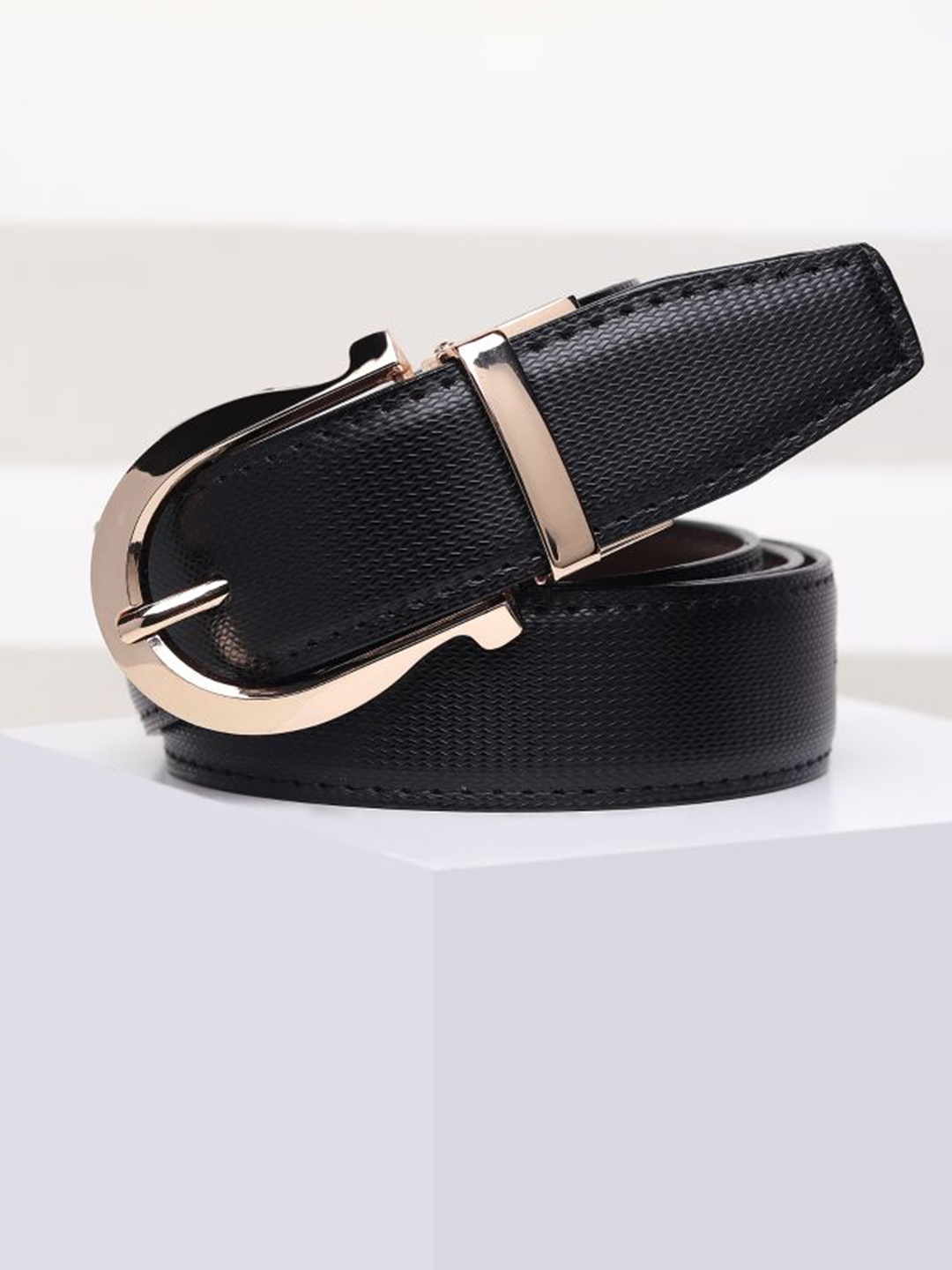 

Kastner Men Black Solid Belt