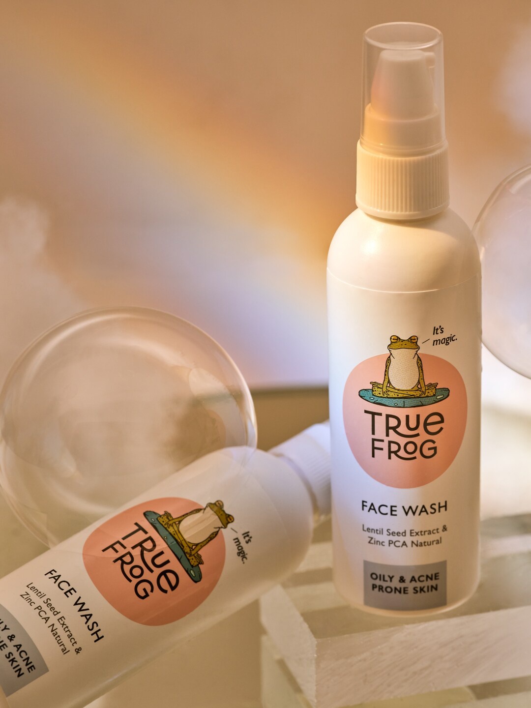 

TRUe FRoG Lentil Seed Extract & Zinc PCA Natural Face Wash 100 ml, White