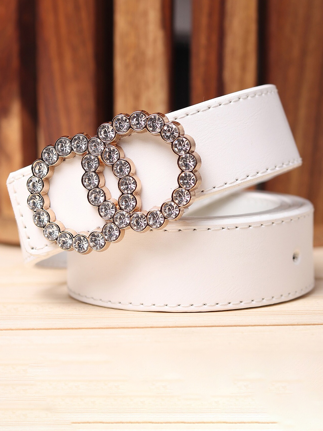 

Kastner Women White Solid Belt