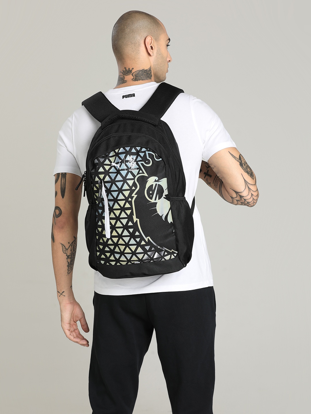 

Puma Unisex Black Royal Challengers Bangalore Printed Backpack