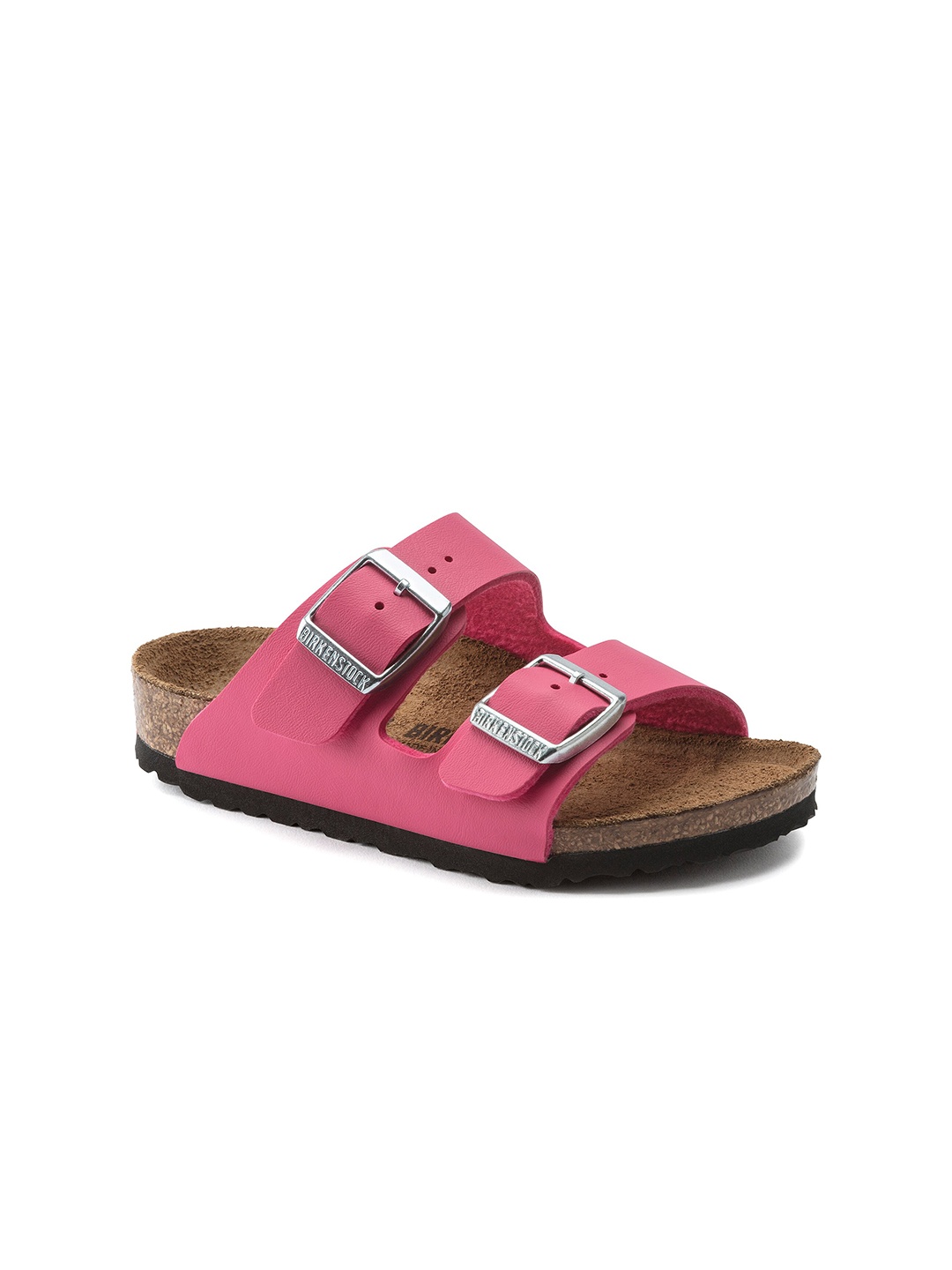 

Birkenstock Girls Pink Narrow Width Arizona Two-strap Sandals