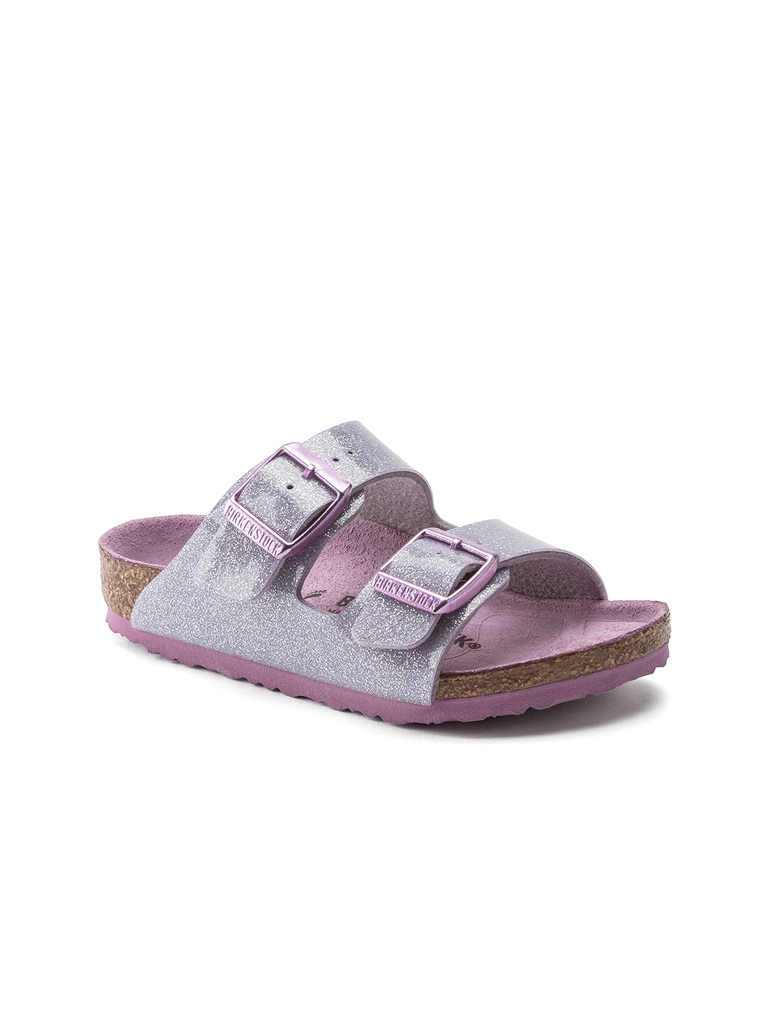 

Birkenstock Girls Purple Narrow Width Comfort Sandals with Buckles