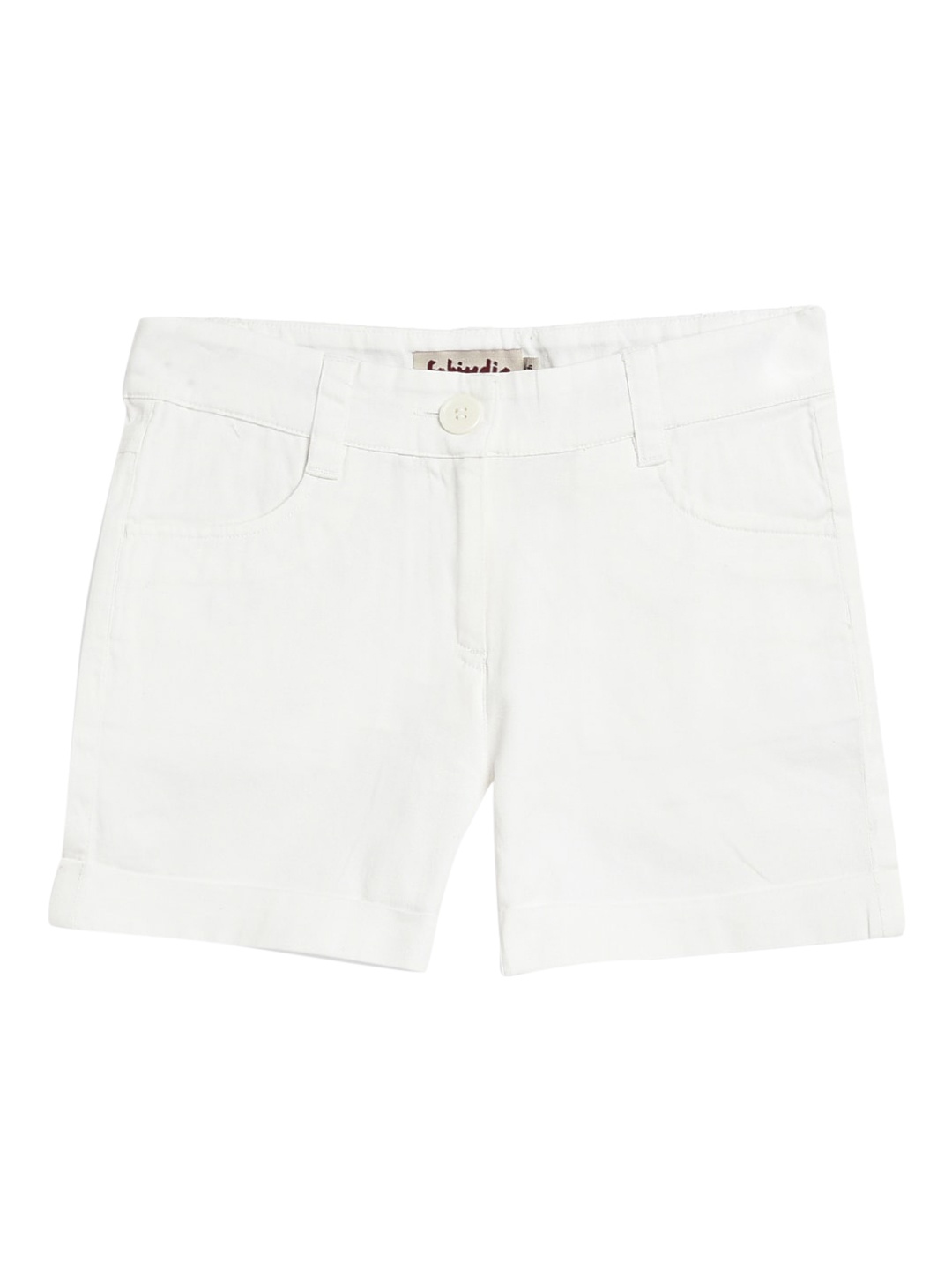 

Fabindia Girls Off White Shorts