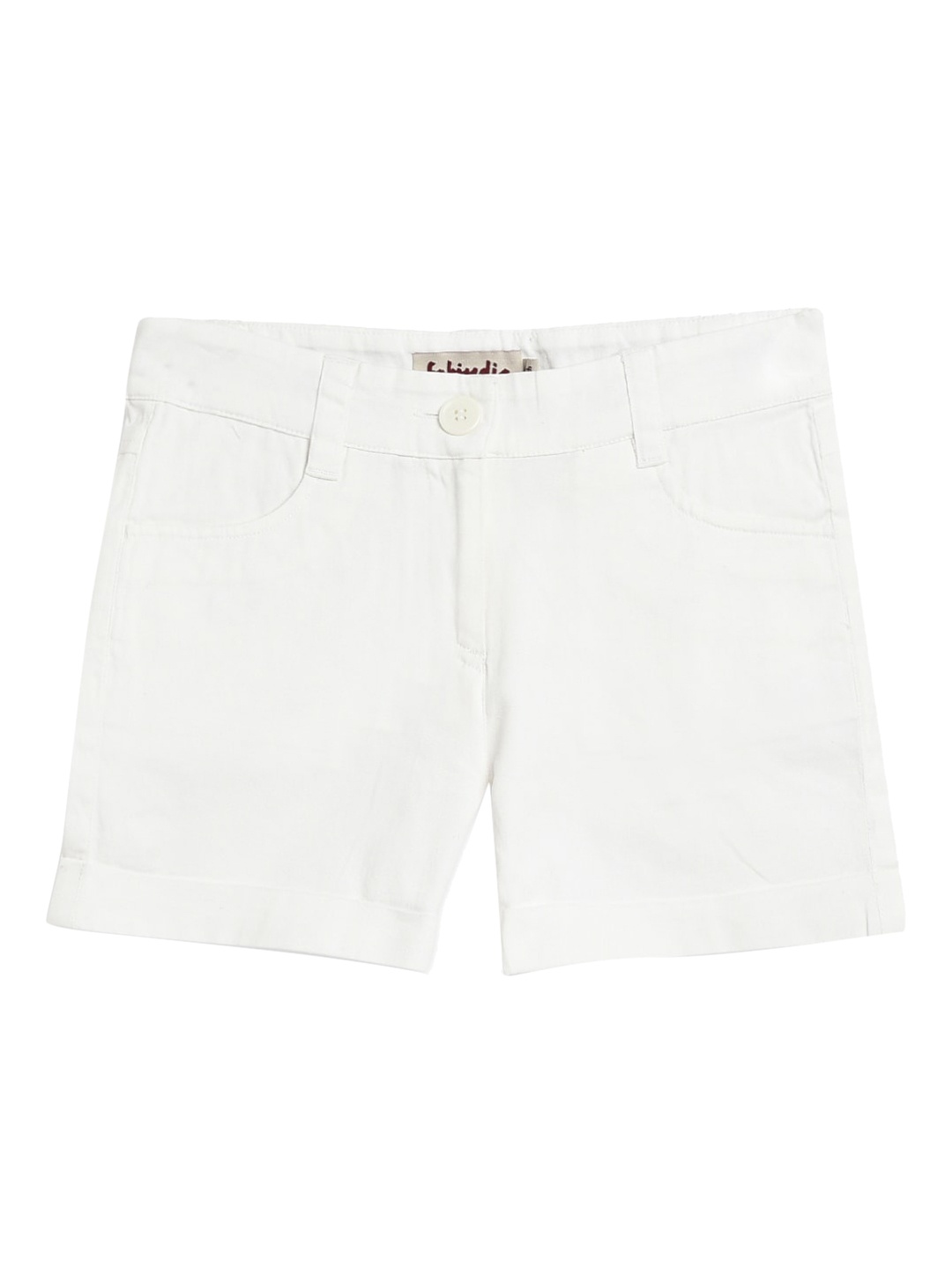 

Fabindia Girls Off White Shorts