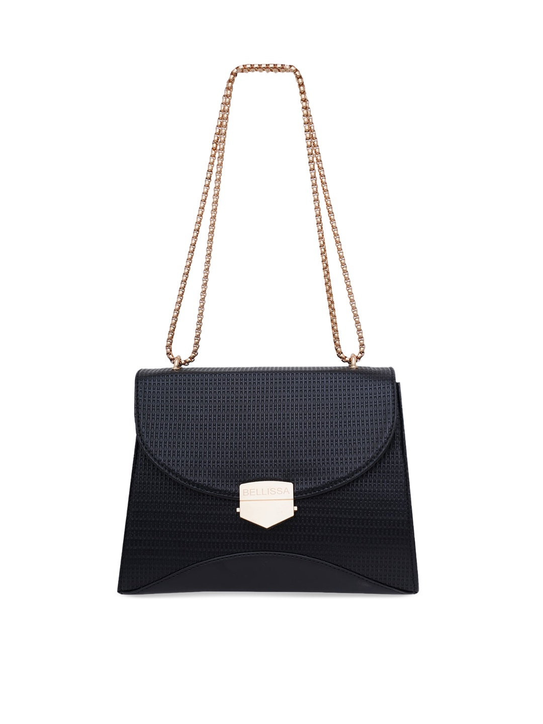 

Bellissa Women Black Structured Shoulder Bag