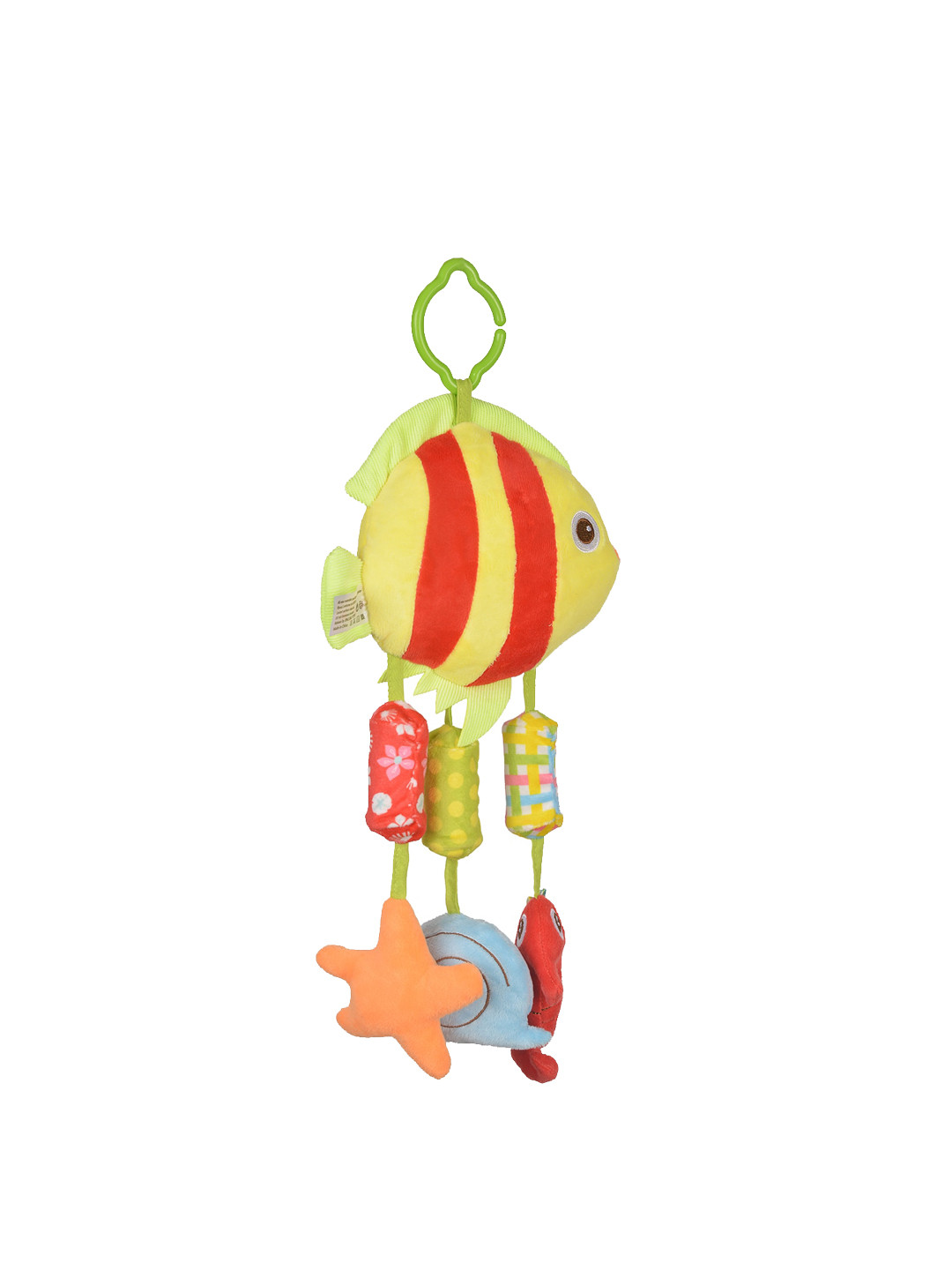 

POPLINS Kids Multicolored Fish PVC Hanging Toy, Multi