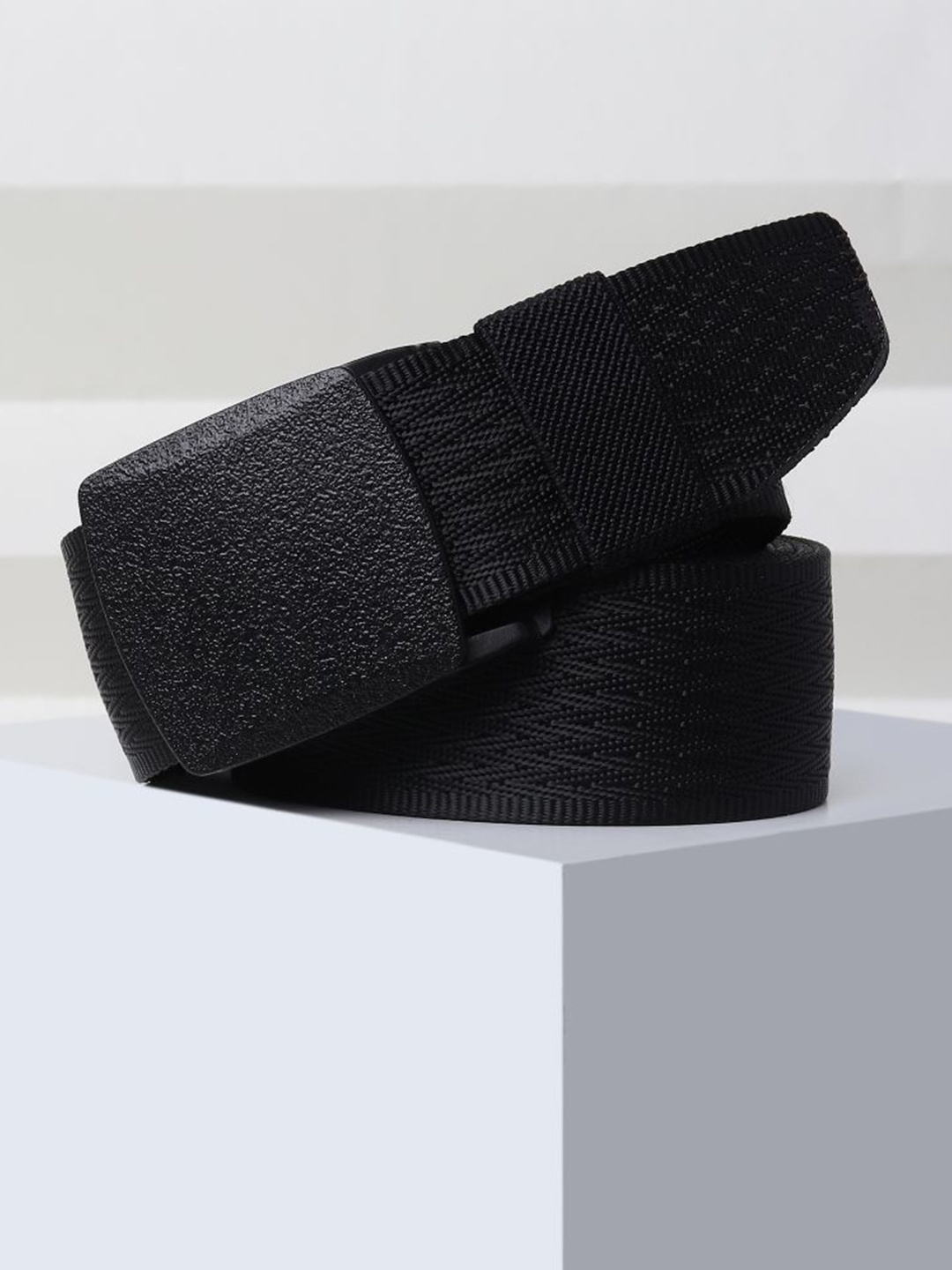 

Kastner Men Black Solid Army Tactical Belt