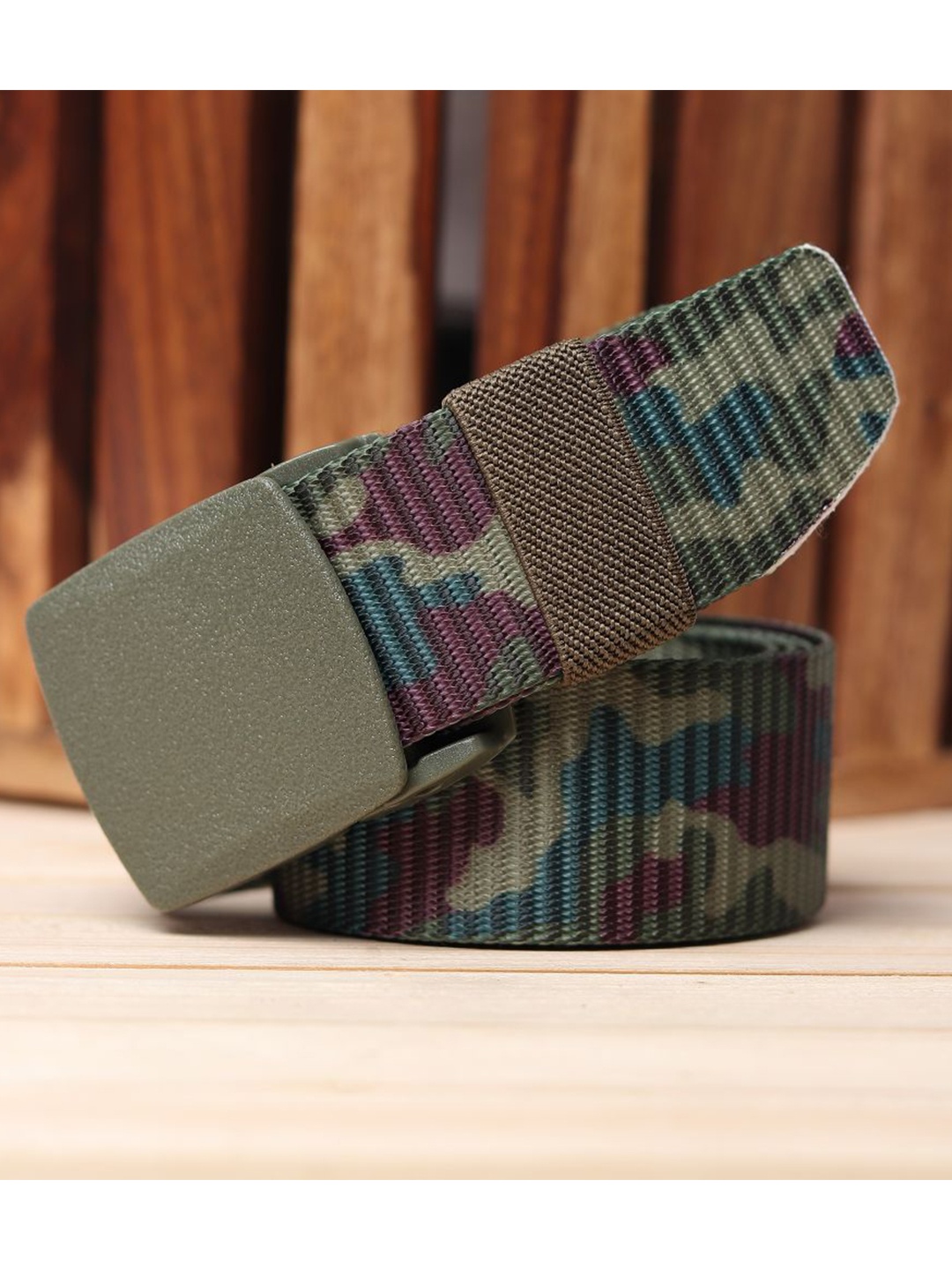 

Kastner Men Green Printed Belt