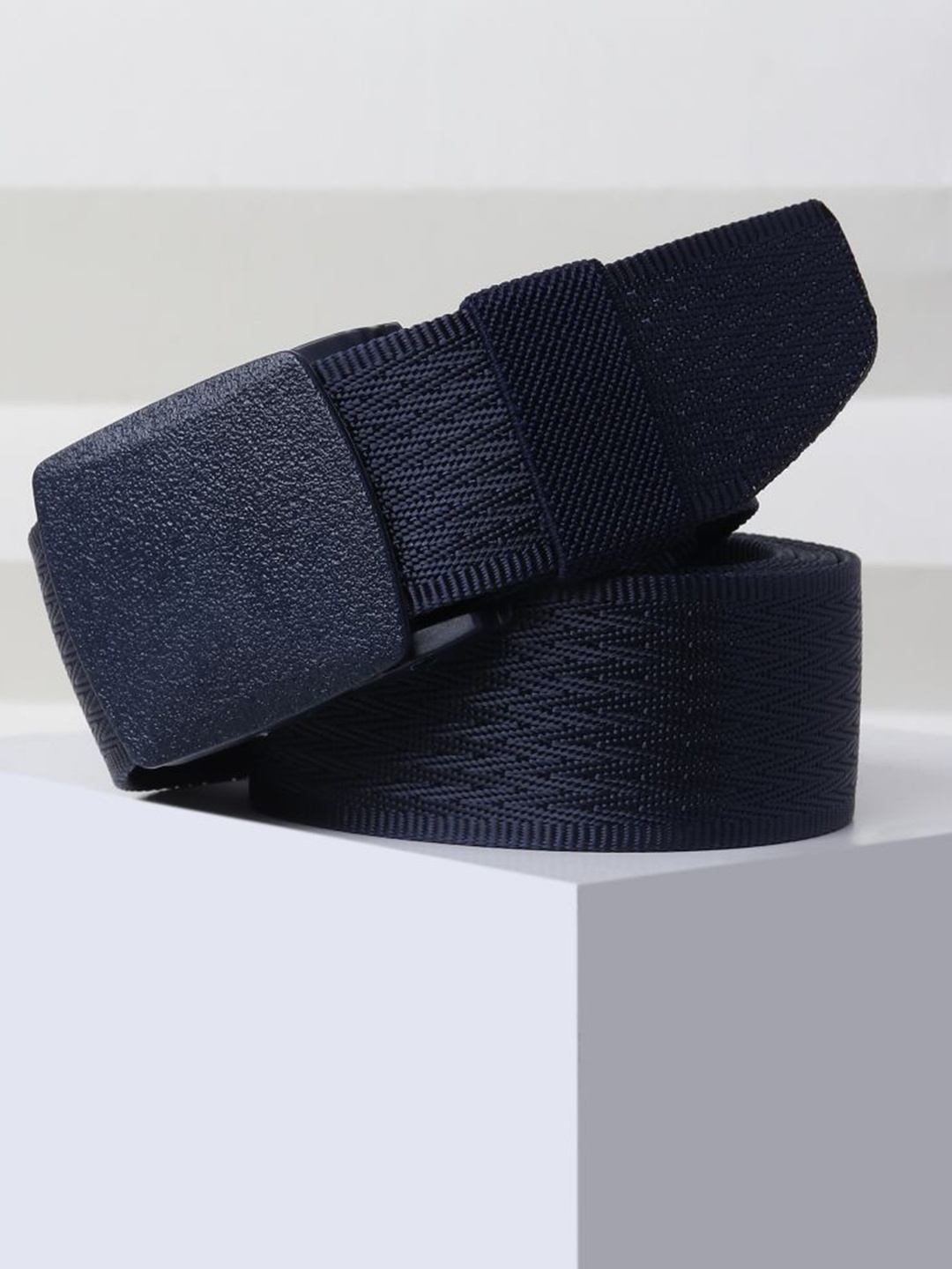 

Kastner Men Blue Canvas Canvas Belt