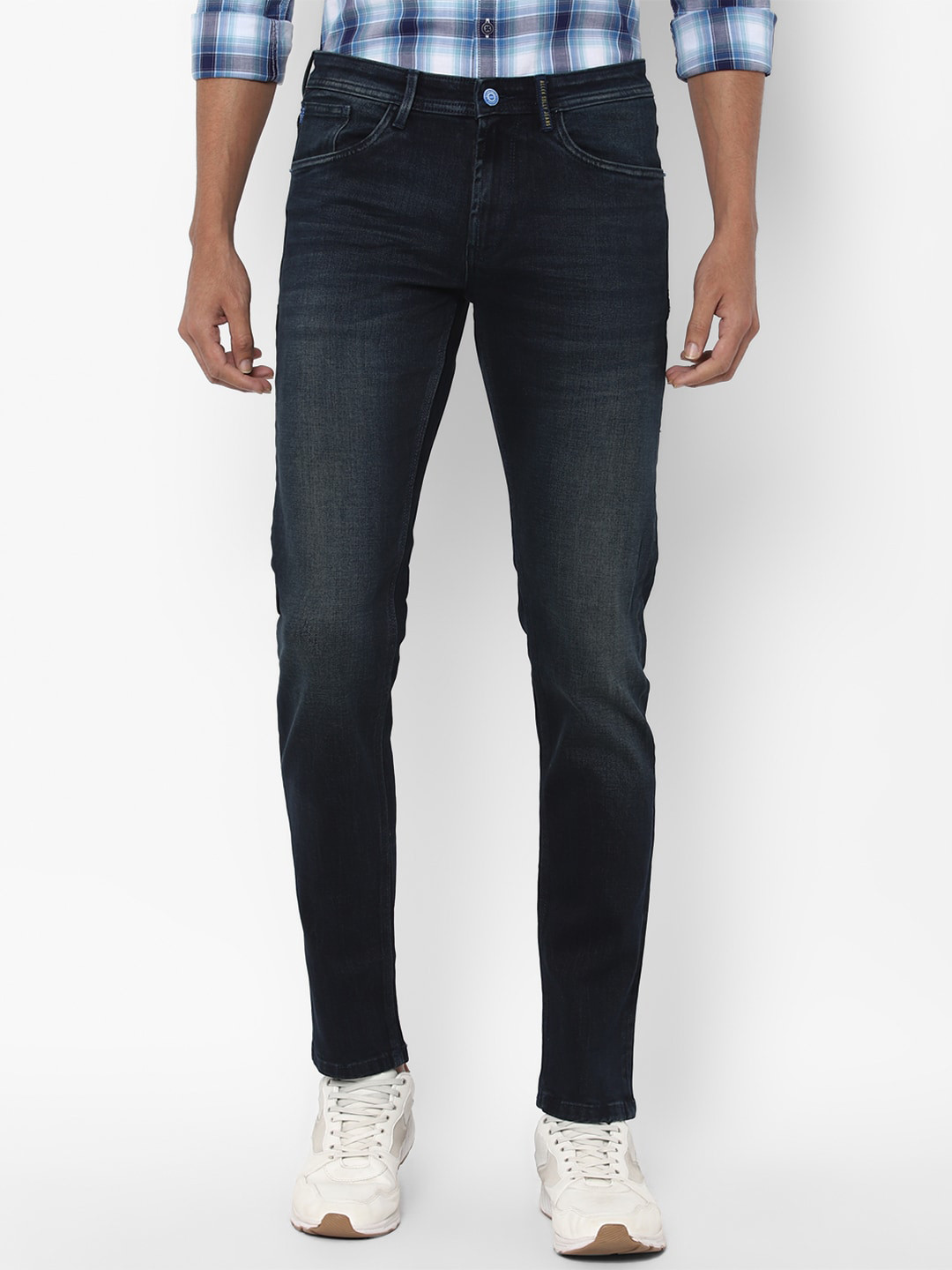 

Allen Solly Men Navy Blue Skinny Fit Jeans