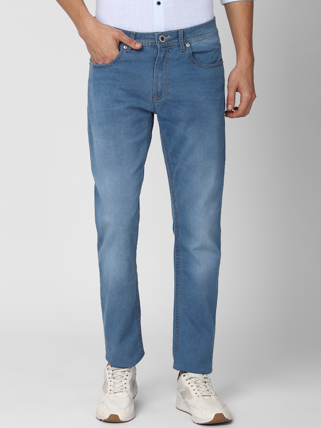 

Peter England Casuals Men Blue Slim Fit Light Fade Jeans