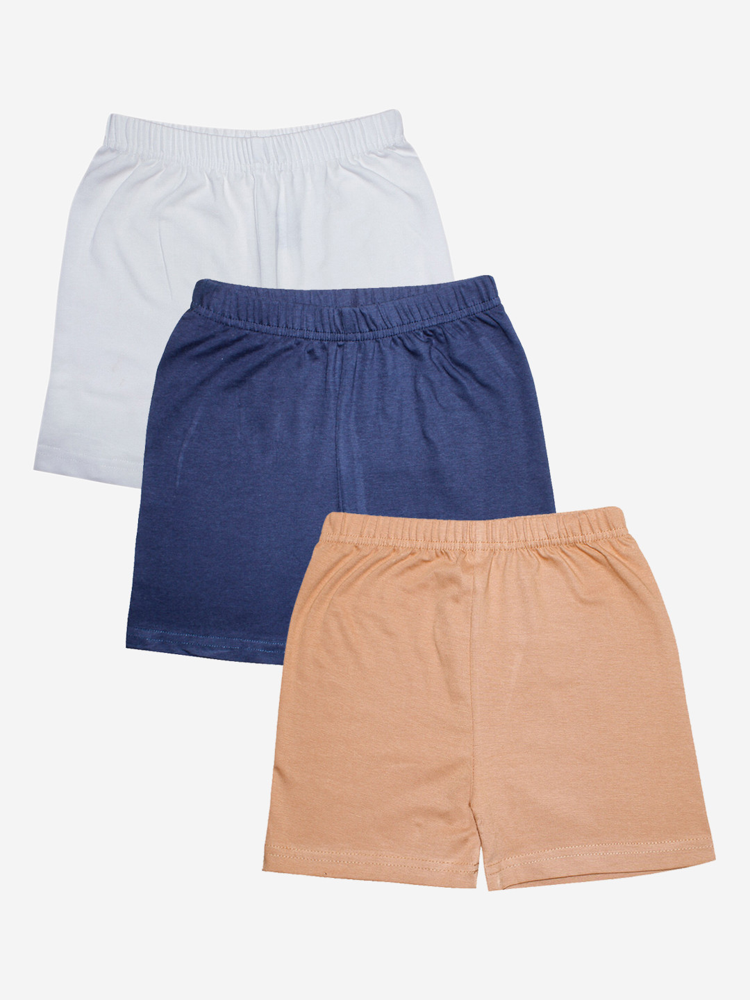 

KiddoPanti Girls Pack Of 3 Shorts, Navy blue