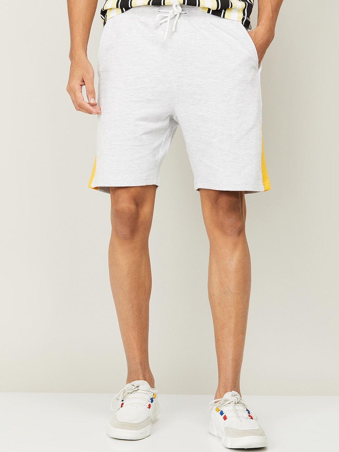 

Fame Forever by Lifestyle Men Grey Slim Fit Cotton Shorts
