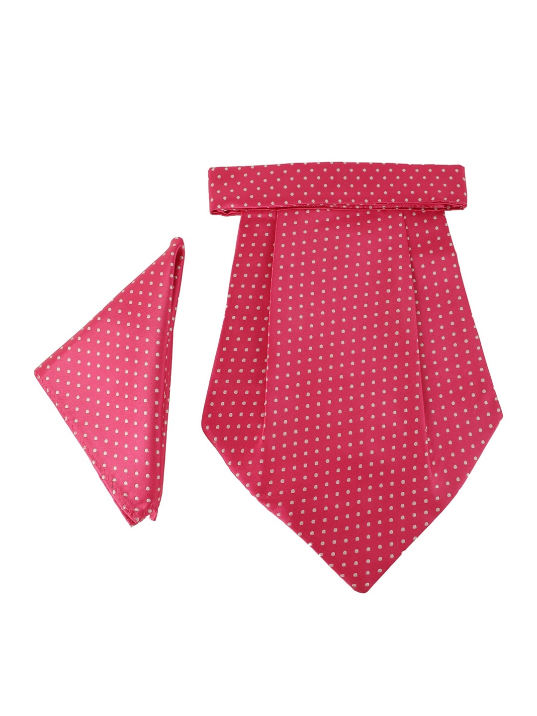 

Alvaro Castagnino Men Pink & White Printed Cravat