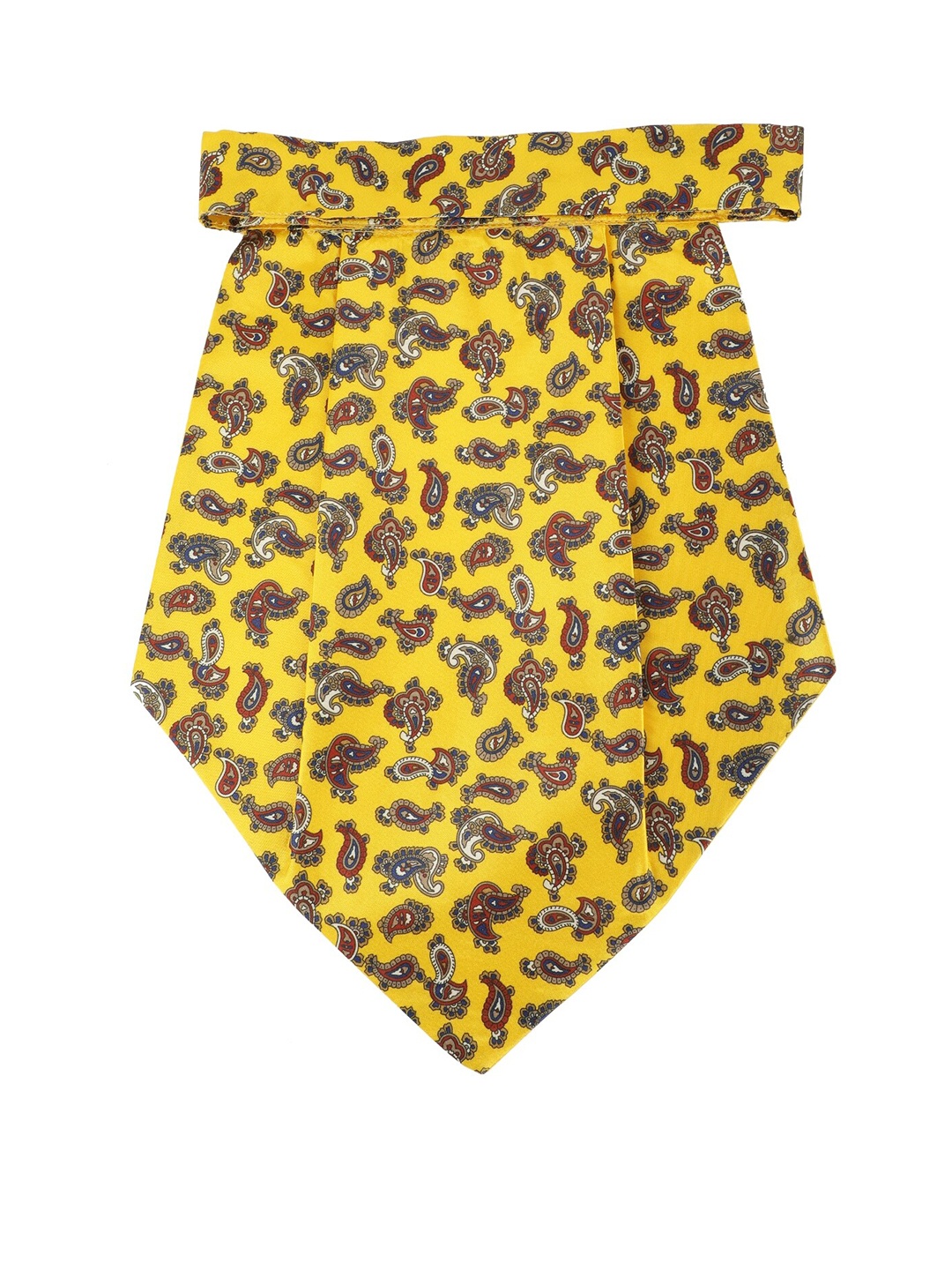 

Alvaro Castagnino Men Yellow Printed Cravat