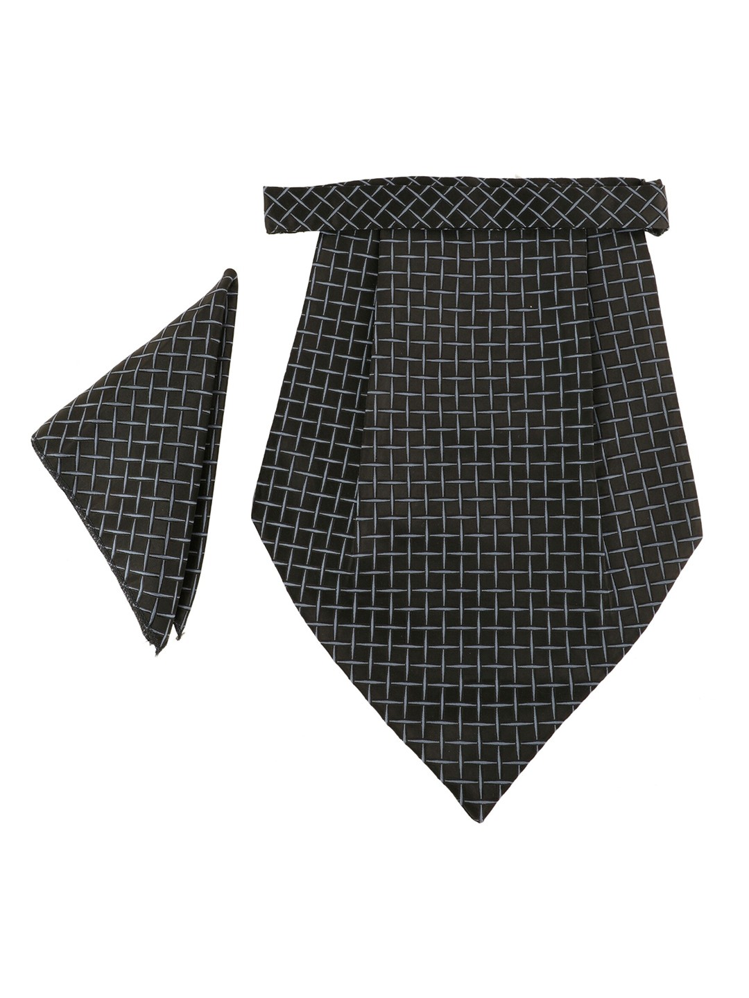 

Alvaro Castagnino Men Black & Grey Printed Cravat