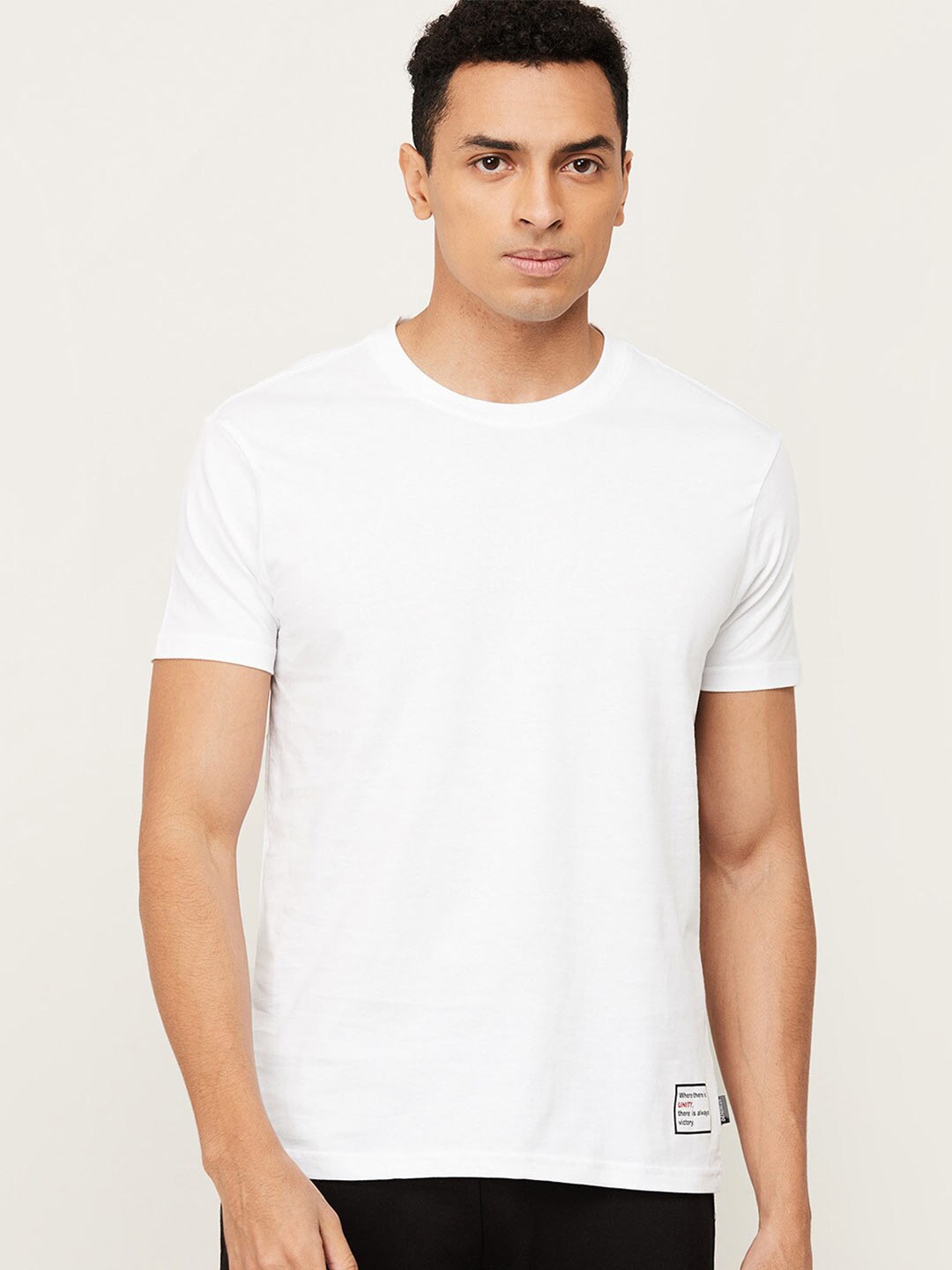 

Fame Forever by Lifestyle Men White Cotton T-shirt