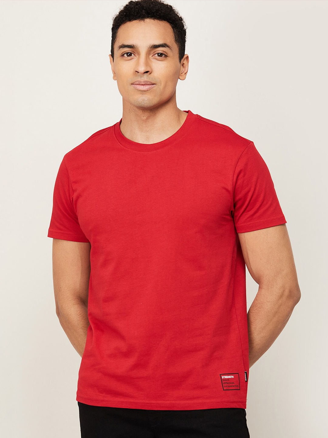 

Fame Forever by Lifestyle Men Red Solid T-shirt