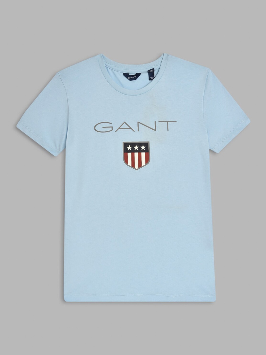 

GANT Boys Blue & Red Brand Logo Printed Pure Cotton T-shirt