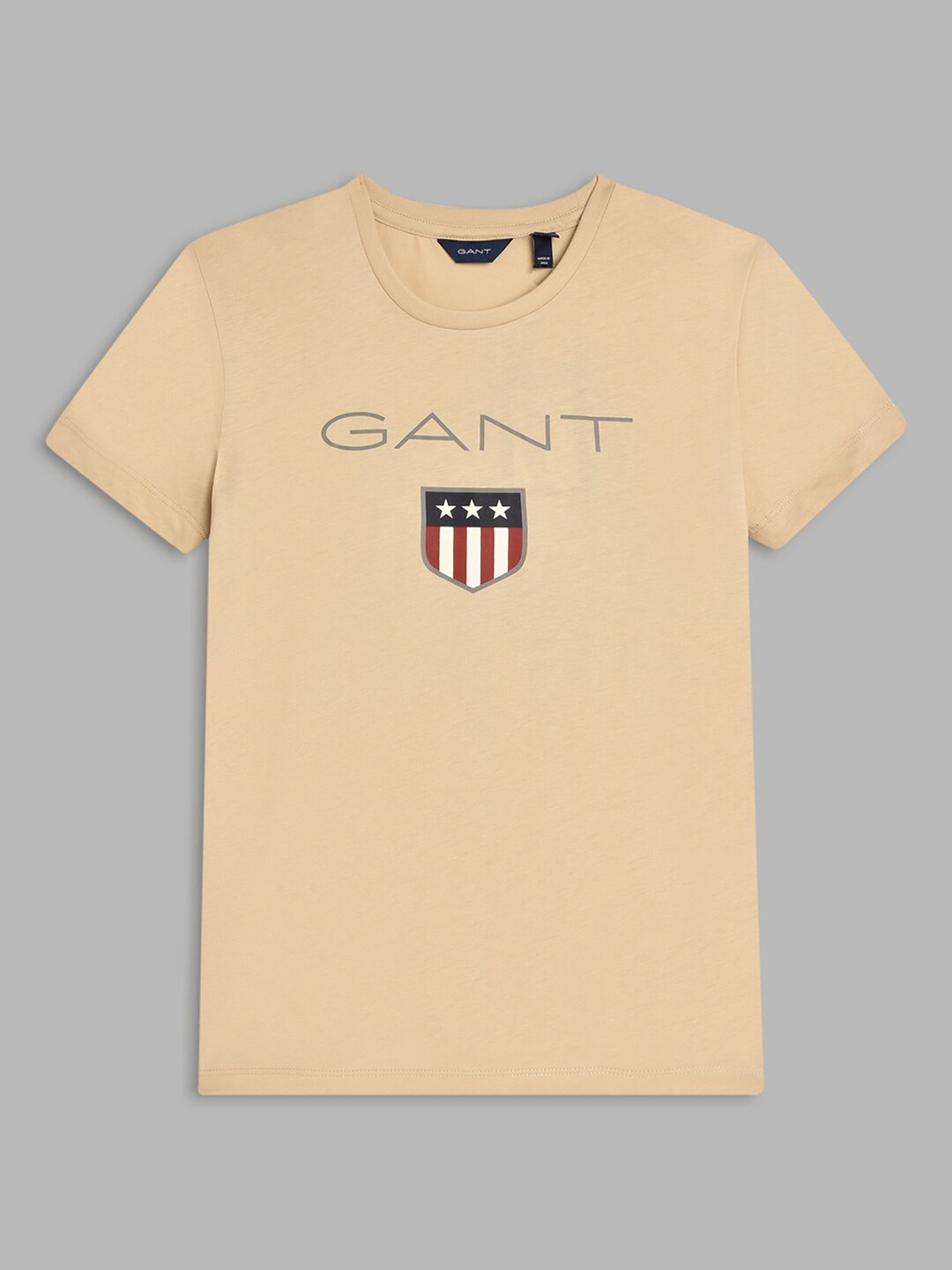 

GANT Boys Beige Printed T-shirt