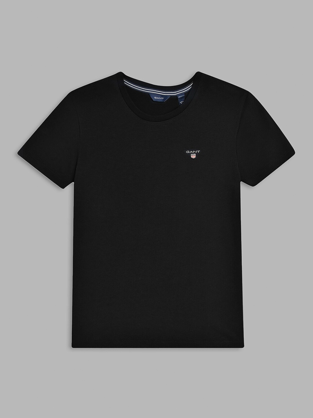 

GANT Boys Black Pure Cotton T-shirt