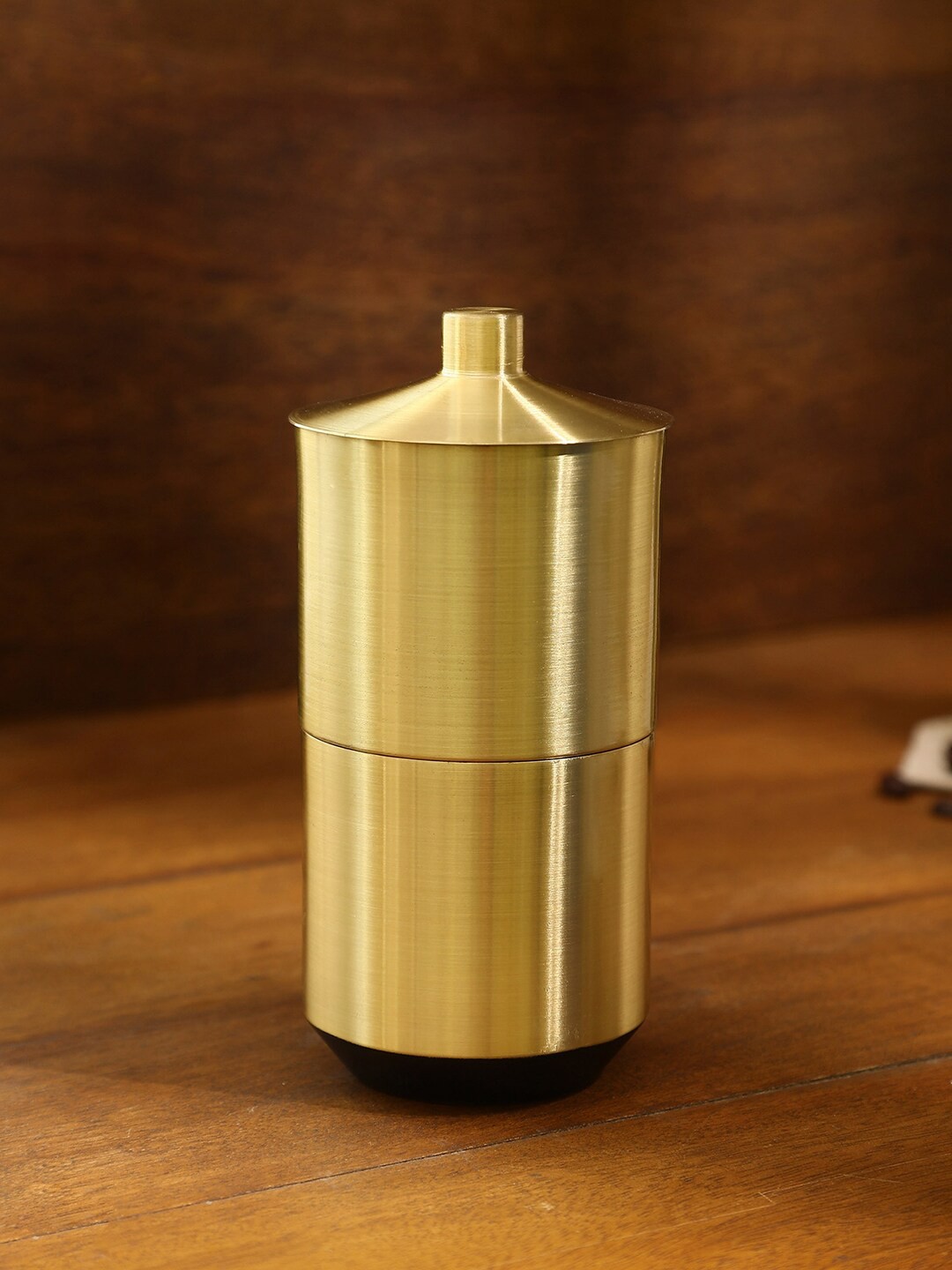 

ellementry Gold-Toned Solid Brass Filter Coffee mMaker