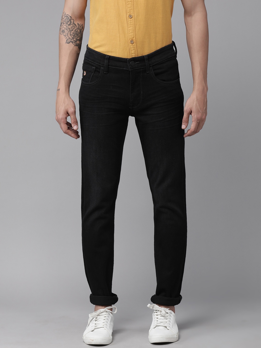 

U.S. Polo Assn. Denim Co. Men Black Slim Fit Stretchable Jeans