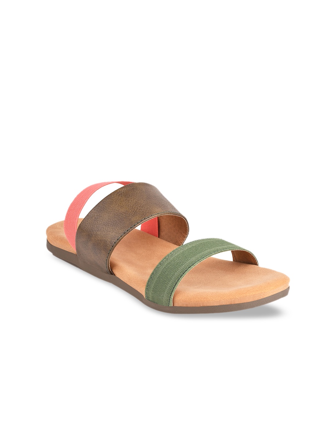 

Stelatoes Women Green Open Toe Flats
