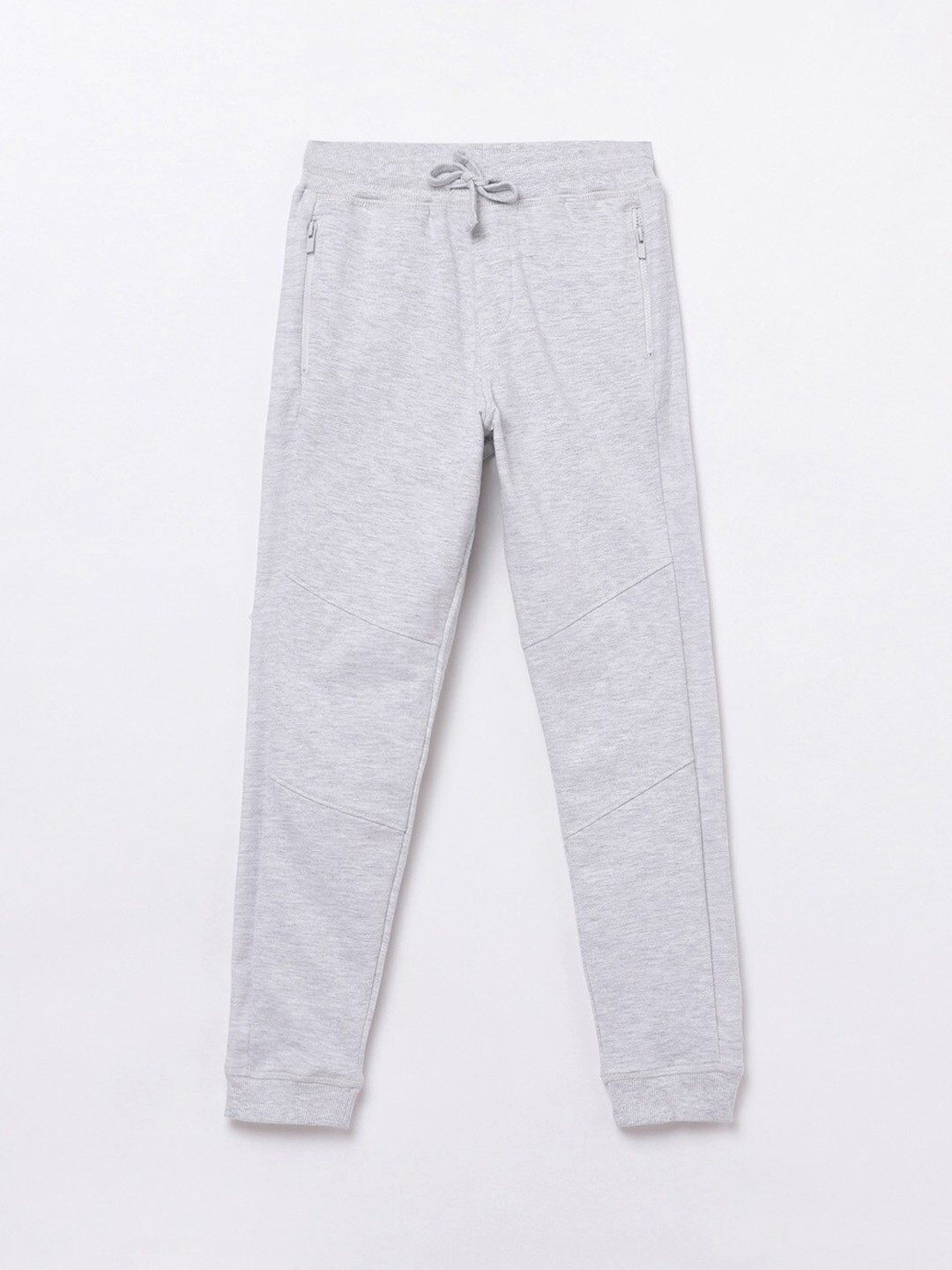 

Fame Forever by Lifestyle Boys Grey Melange Solid Cotton Track Pants