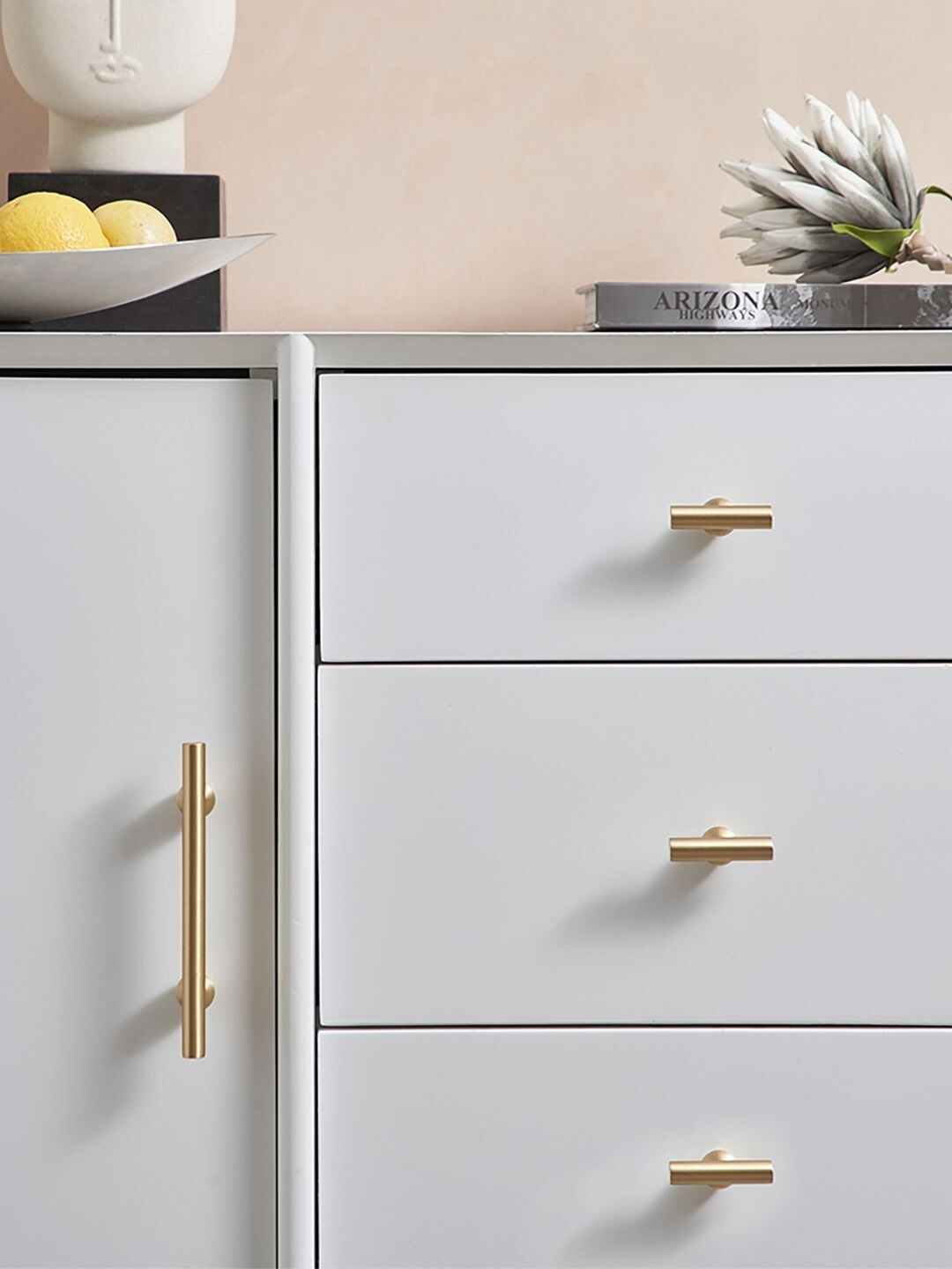 

MANTARA Gold-Toned Solid Brass Door Knob