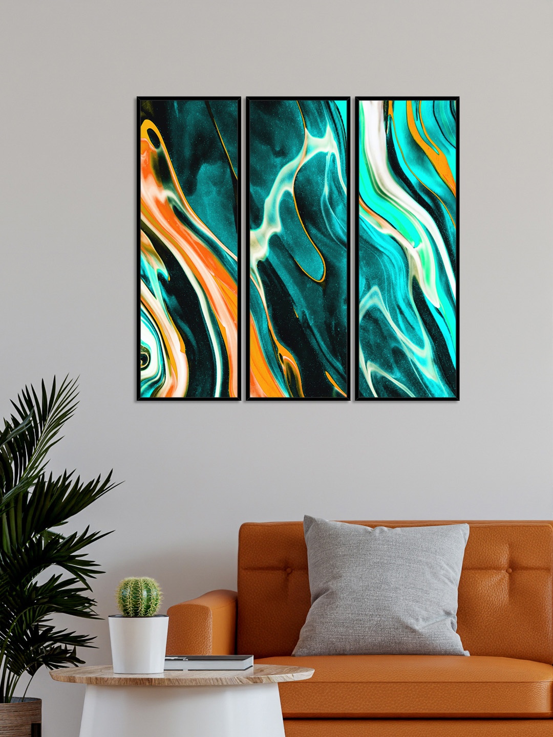 

999Store Multi colored Marble Wall Painting