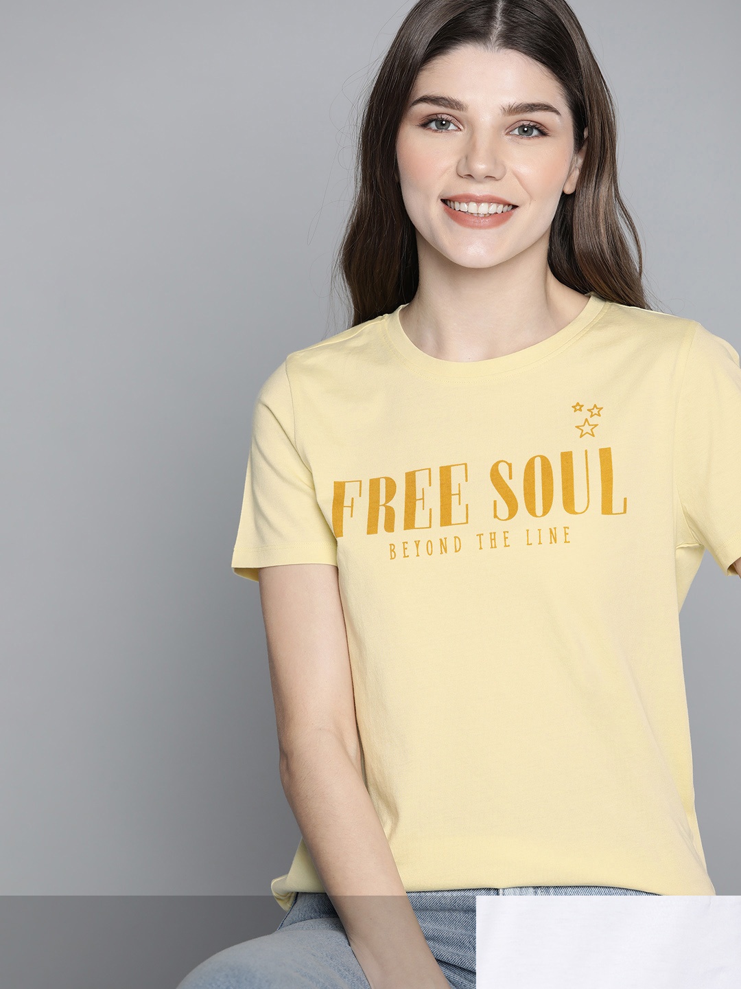 

Mast & Harbour Women White 2 Printed T-shirt