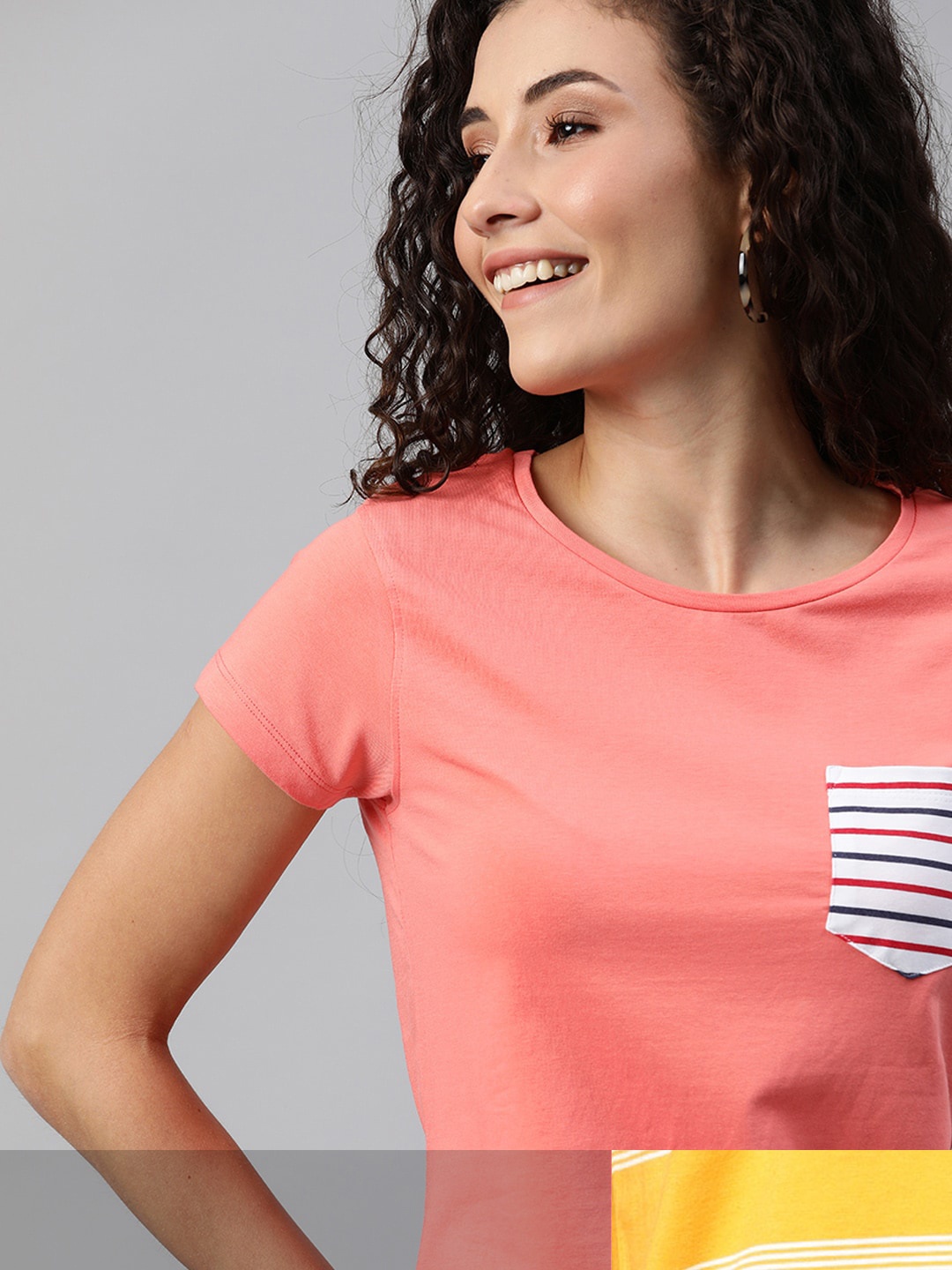 

Mast & Harbour Women Pack of 2 T-shirts, Coral