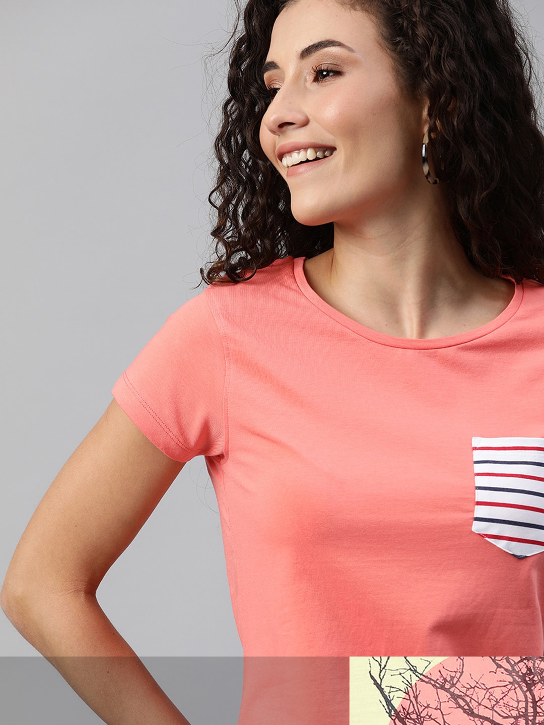 

Mast & Harbour Women Pack of 2 T-shirts, Coral
