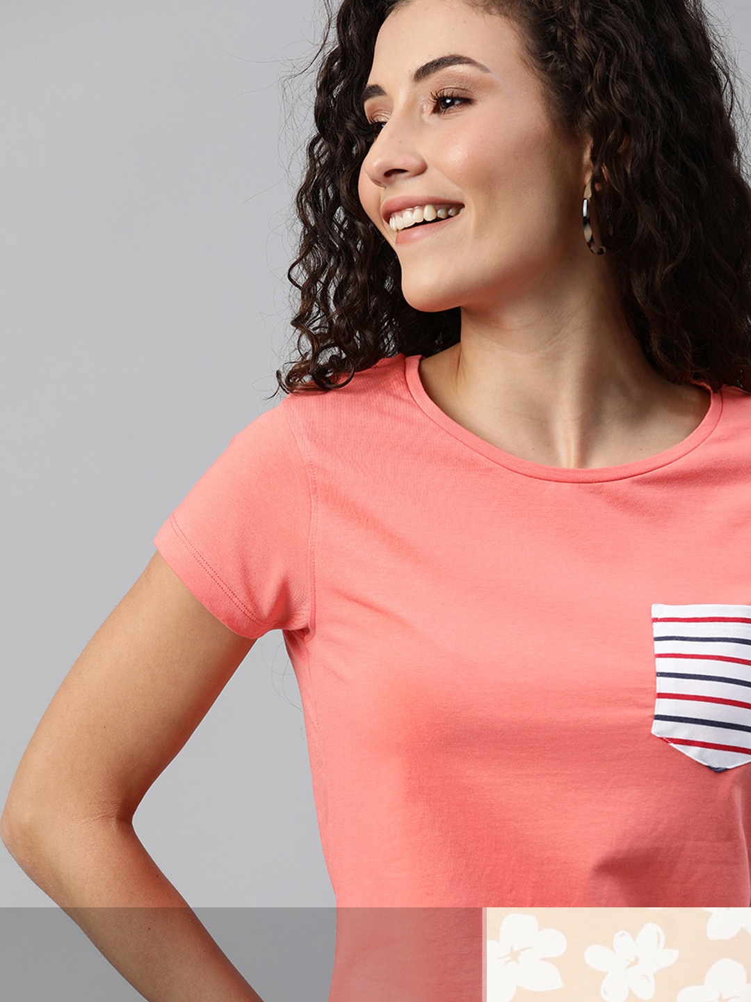 

Mast & Harbour Women Pack of 2 T-shirts, Coral