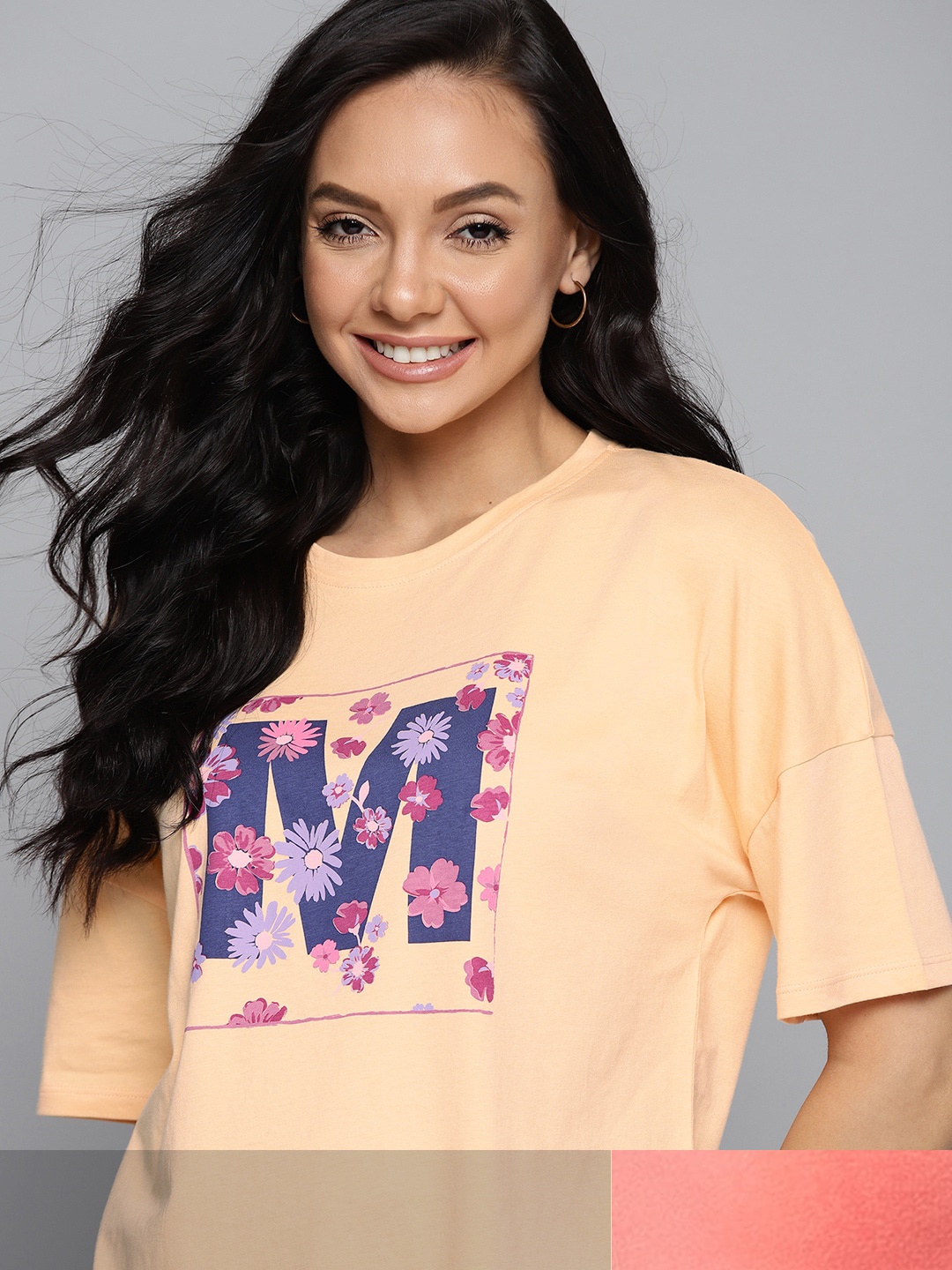 

Mast & Harbour Women Pack of 2 T-shirts, Coral