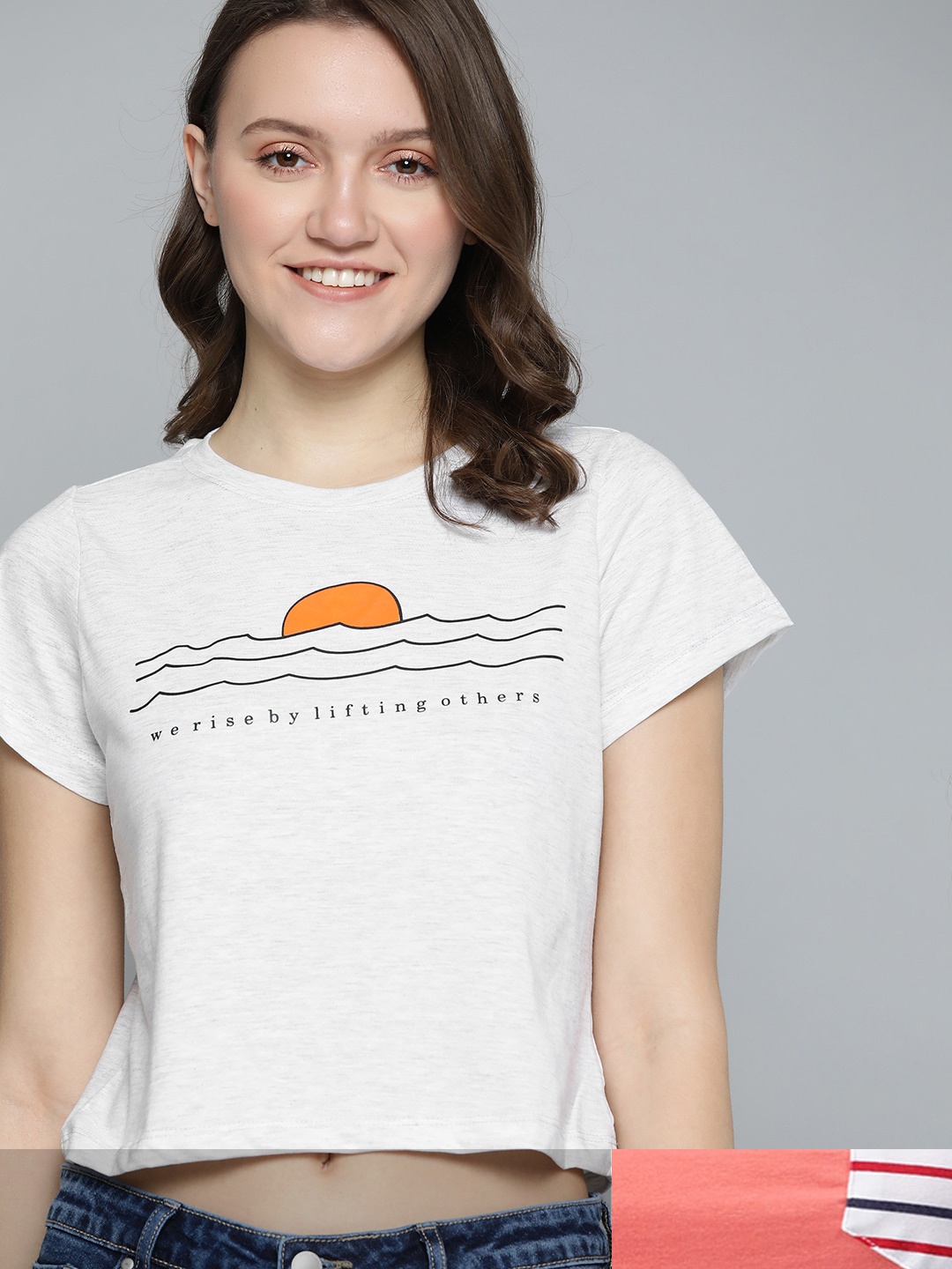 

Mast & Harbour Women Pack of 2 T-shirts, Coral