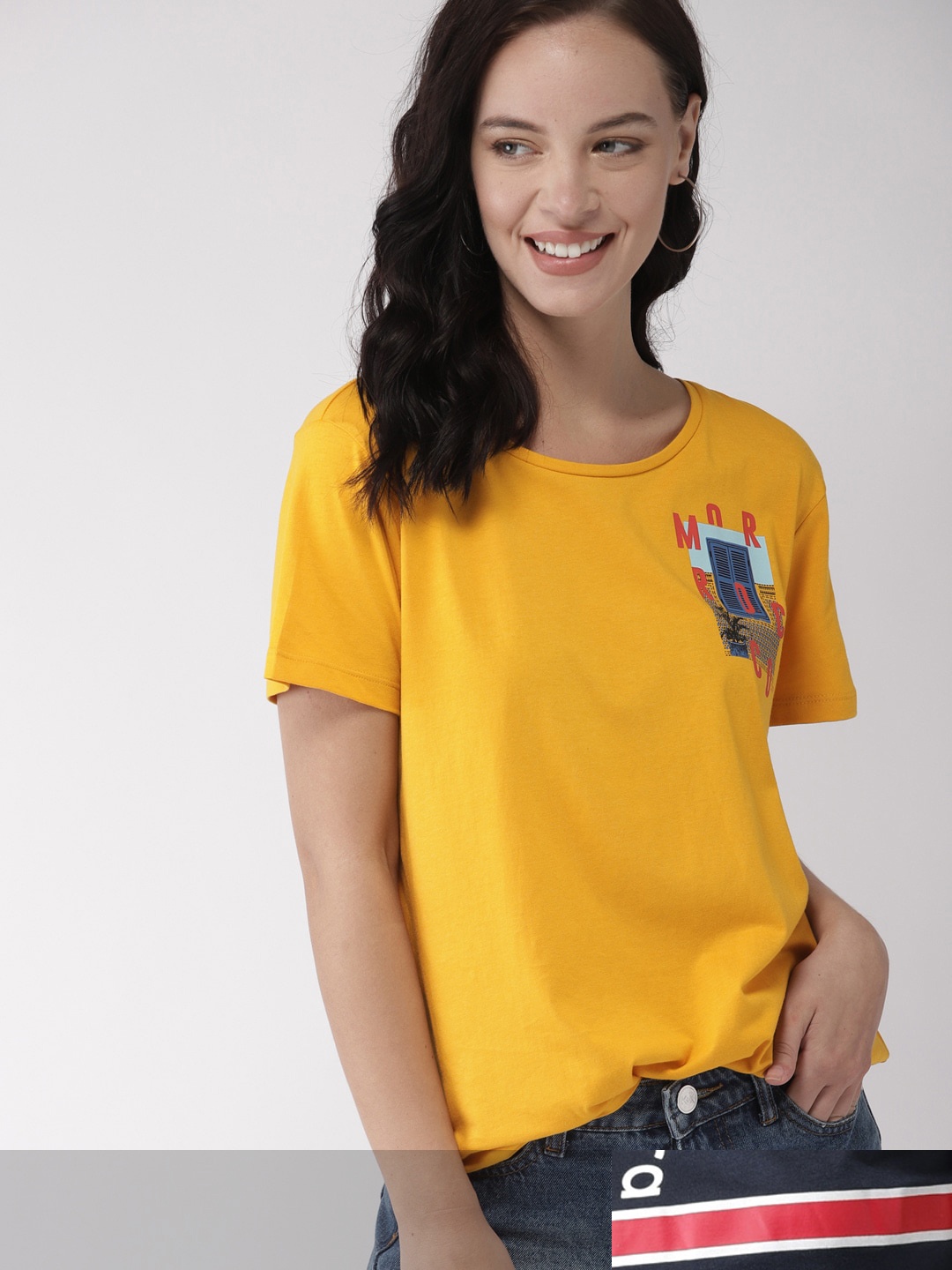 

Mast & Harbour Women Pack of 2 T-shirts, Navy blue