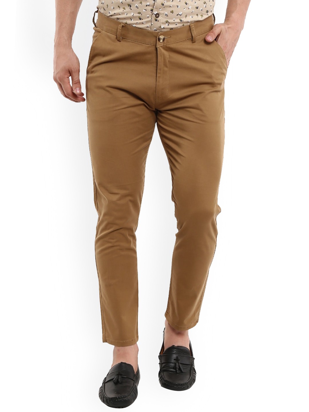 

V-Mart Men Khaki Easy Wash Chinos Trousers