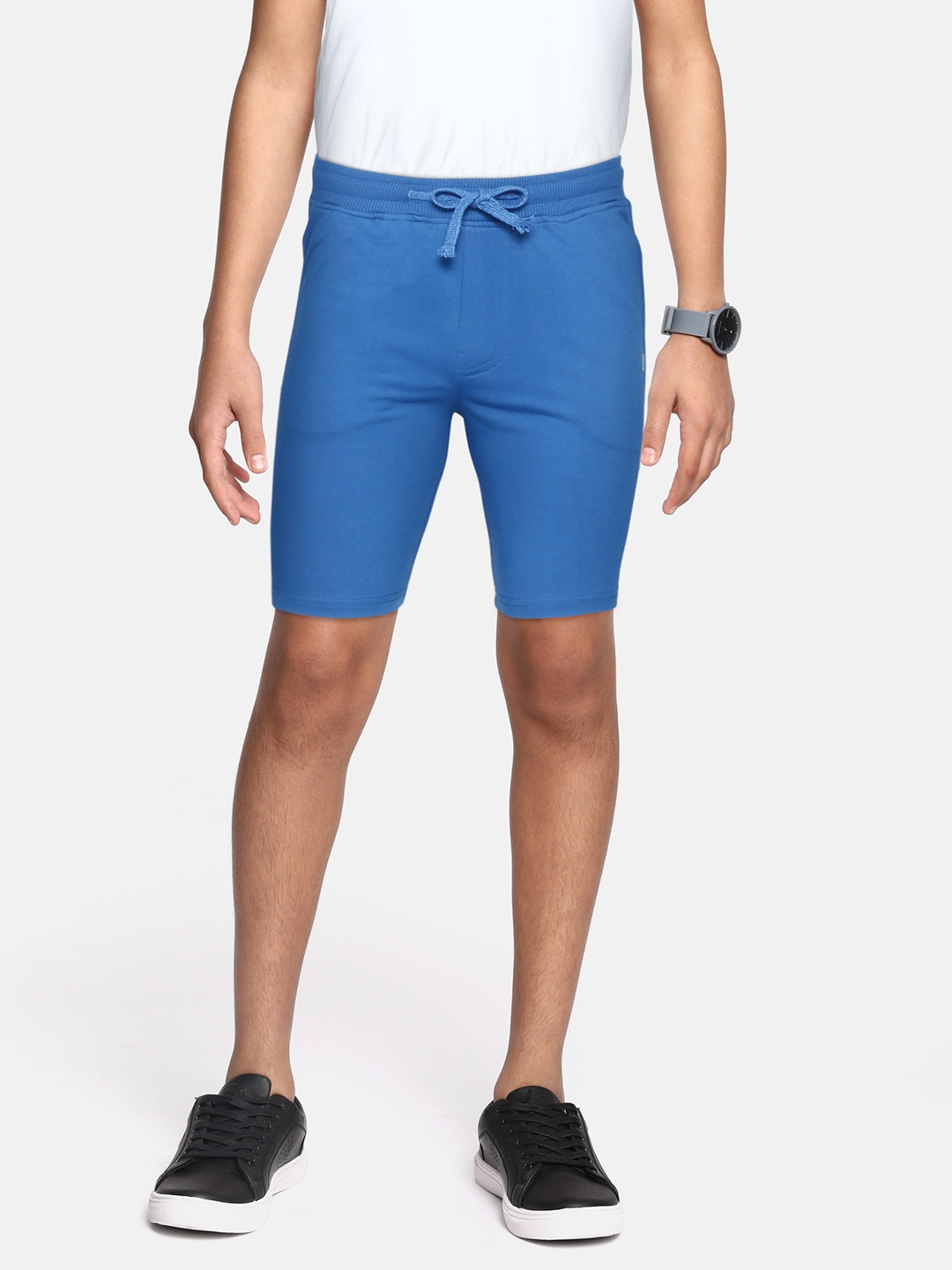 

Gini and Jony Boys Blue Pure Cotton Shorts